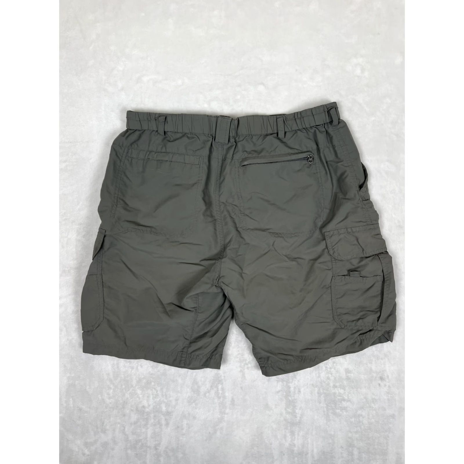 Vintage REI Cargo Shorts Mens Large Green Nylon Hiking Travel UPF 50 Lightweight Outdoor Size US 33 - 6 Thumbnail