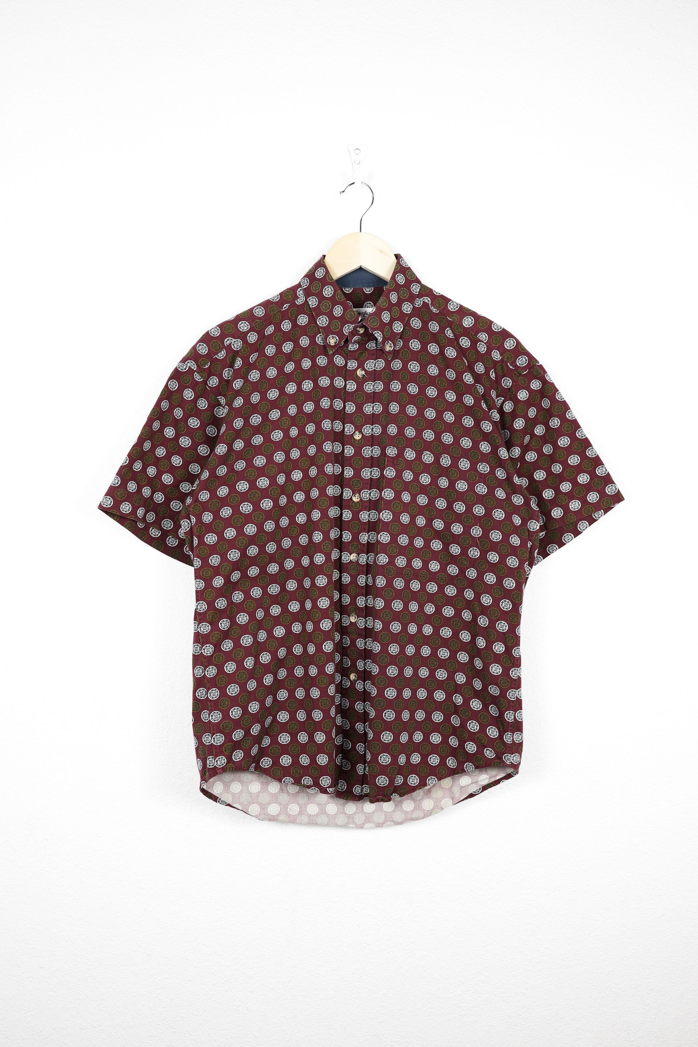 Vintage × Yves Saint Laurent Vintage Yves Saint Laurent YSL Logo Pocket Abstract Shirt Size US M / EU 48-50 / 2 - 1 Thumbnail