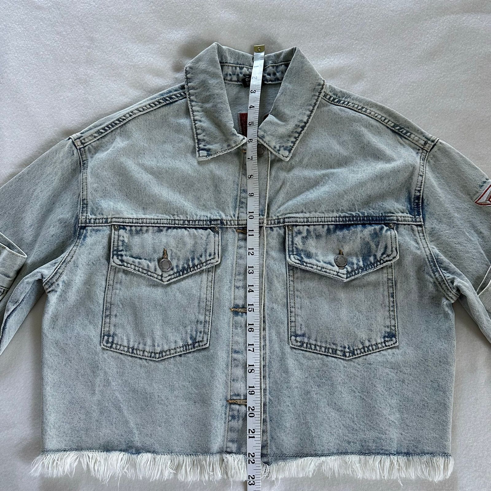 Other Hype & Vice Denim USC Trojans College Jacket Relaxed Size S Size S / US 4 / IT 40 - 4 Thumbnail