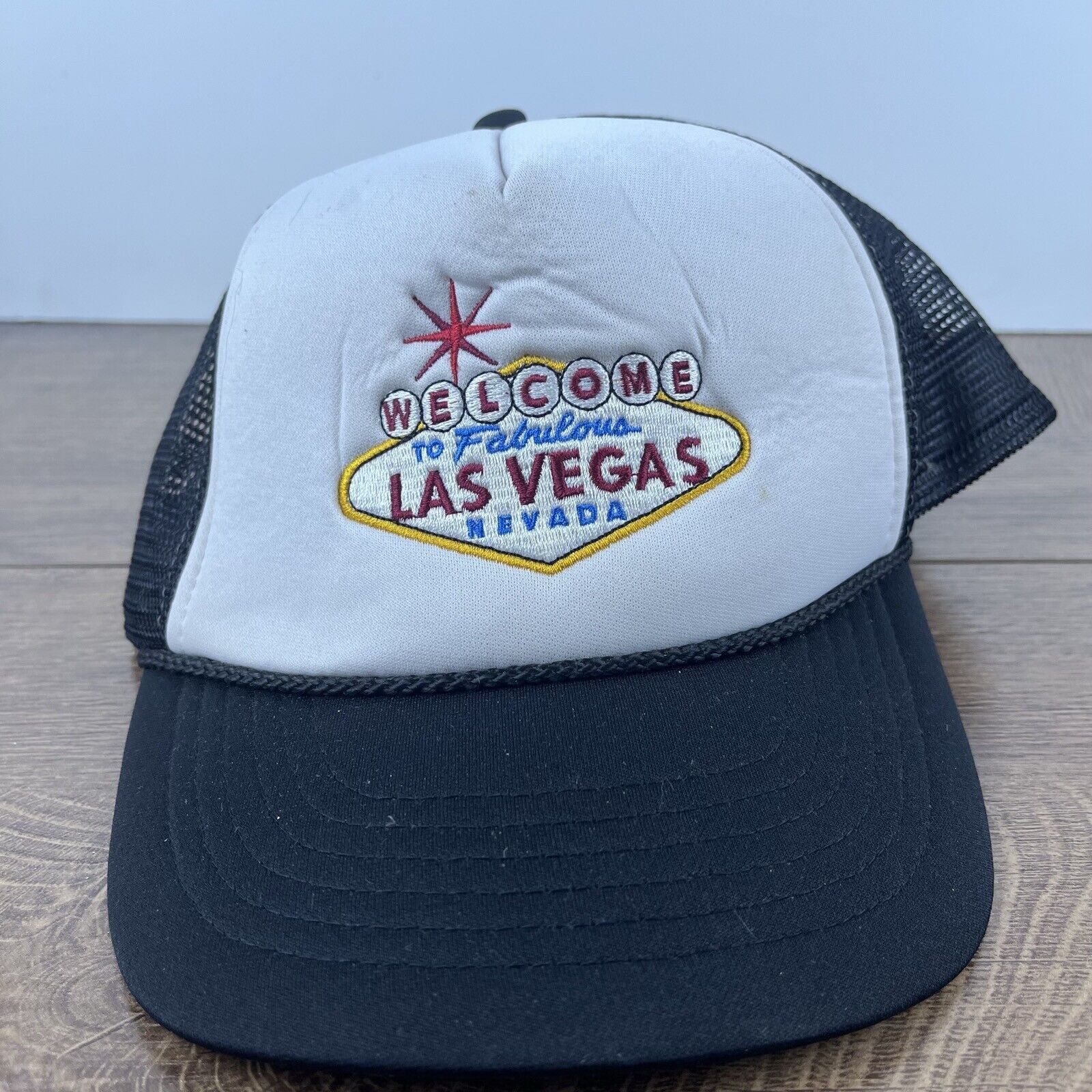 Other Las Vegas Hat Welcome Adjustable Hat White Adjustable Hat Wh Size ONE SIZE - 2 Thumbnail