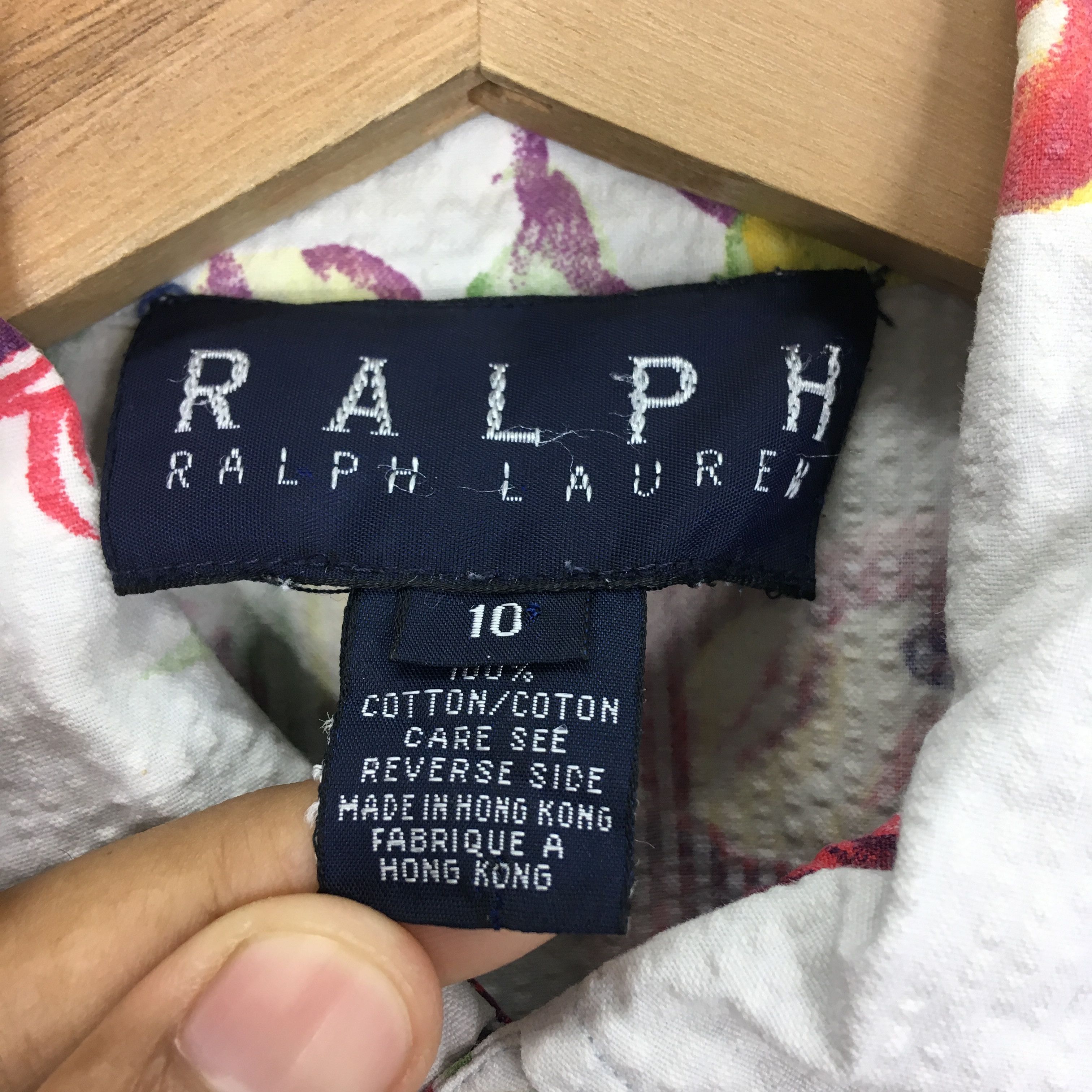 Polo Ralph Lauren Vintage Ralph Lauren Button Down Shirt Women Flowers Size L / US 10 / IT 46 - 8 Thumbnail