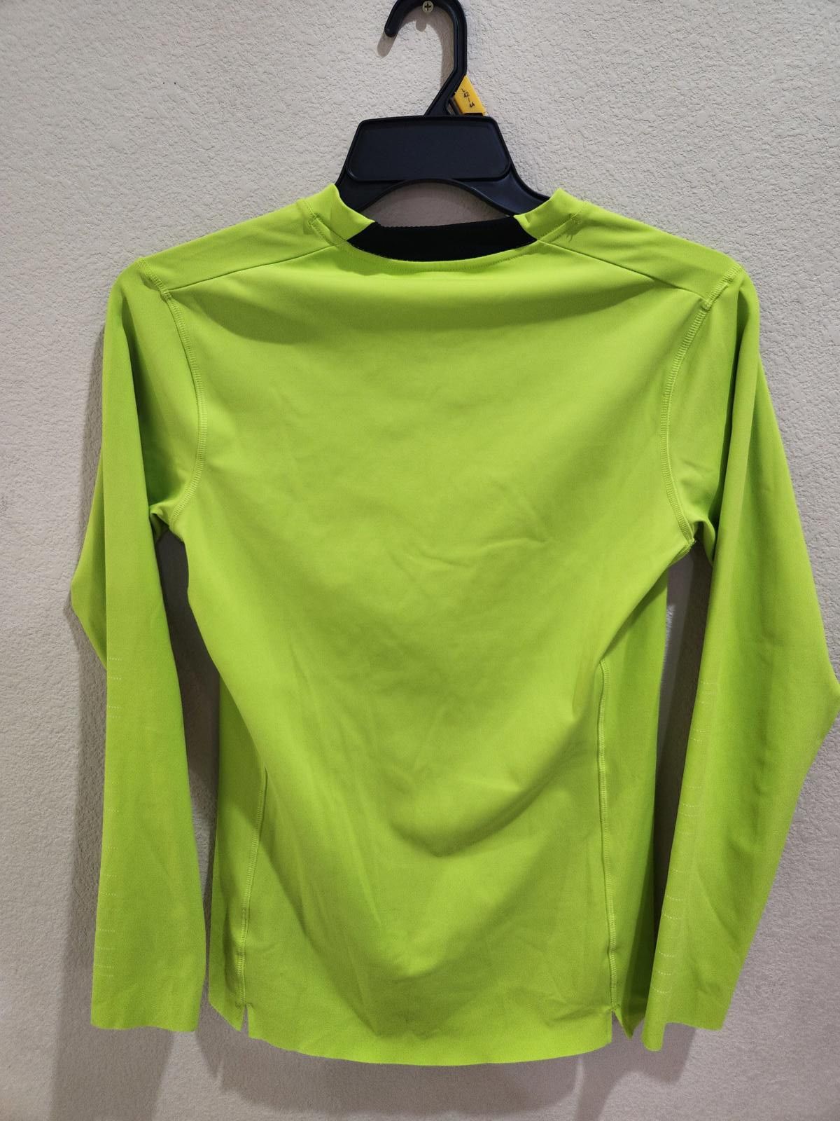 Nike Nike Pro Dri-Fit Mens Long-Sleeve Training Green Size Medium Size US M / EU 48-50 / 2 - 2 Thumbnail