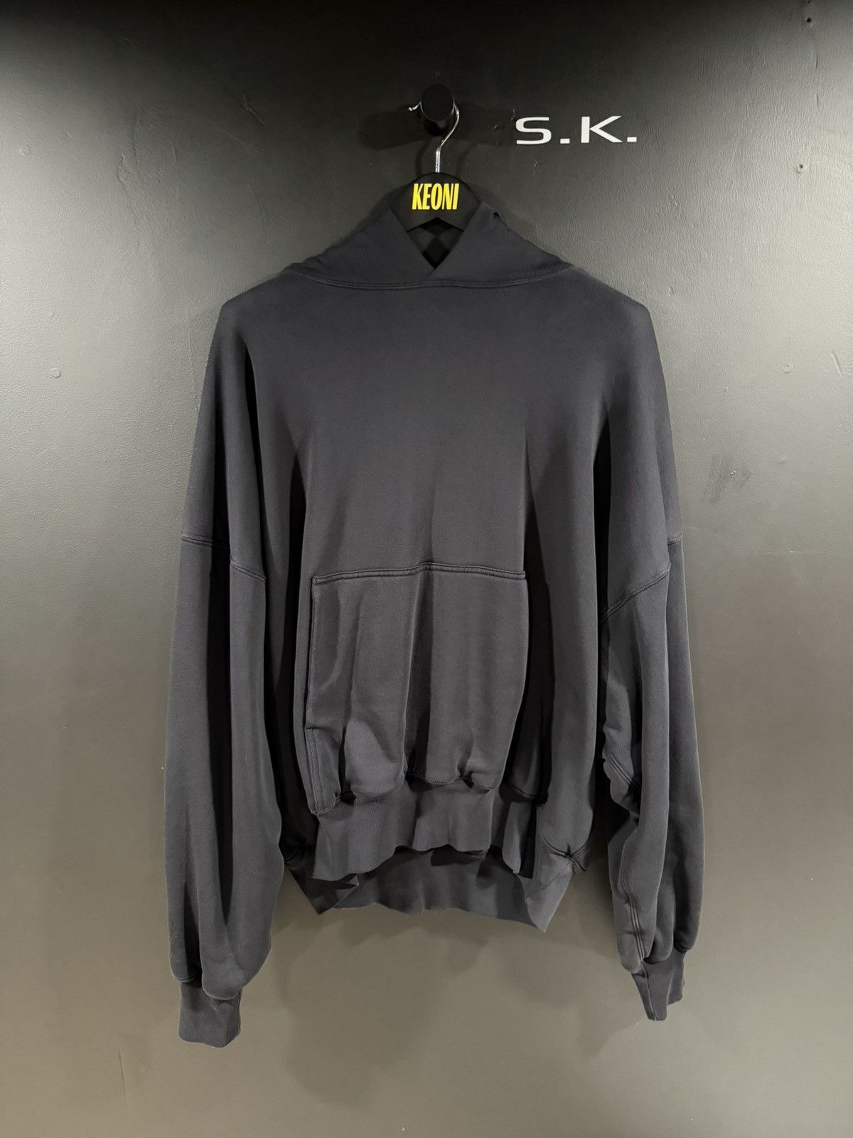 Gap × Yeezy Yeezy Gap Kanye West Black Double Layered Perfect Hoodie XXL Size US XXL / EU 58 / 5 - 1 Thumbnail