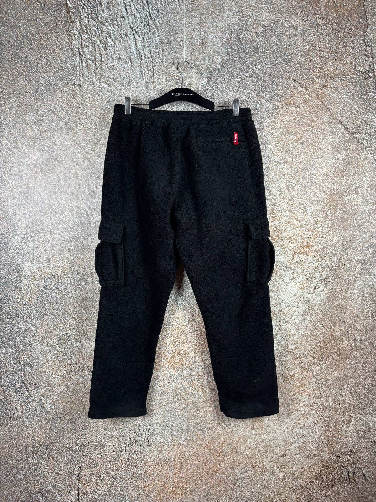 Supreme Supreme Fleece Polartec Black Joggers Pants Size Medium Size US 33 - 3 Thumbnail