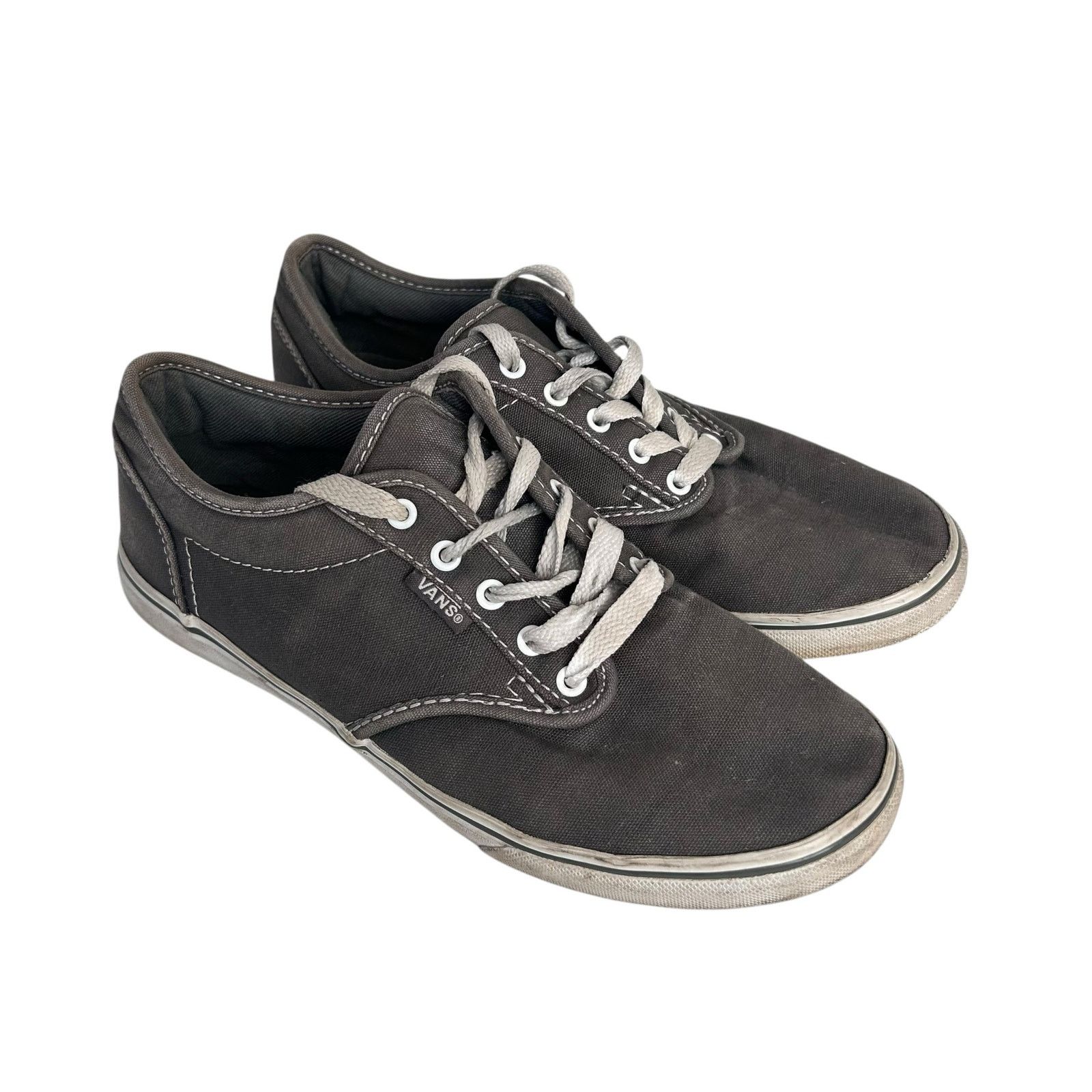 Vans Vans Gray Low Top Sneakers Sz 6 Size US 6 / IT 36 - 1 Thumbnail