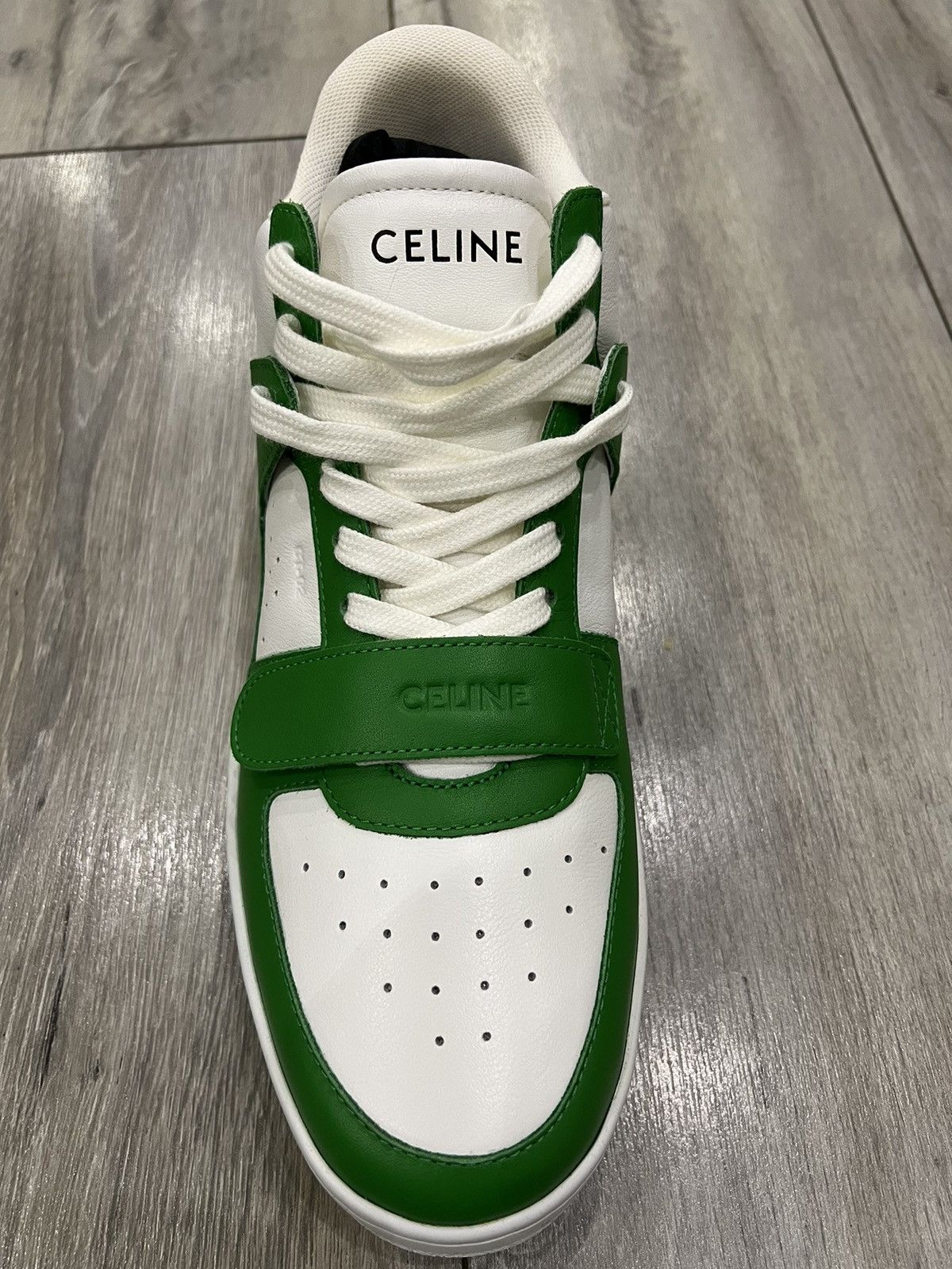 Celine Celine CT-02 MID SNEAKER WHITE/GREEN Size US 9 / EU 42 - 6 Thumbnail