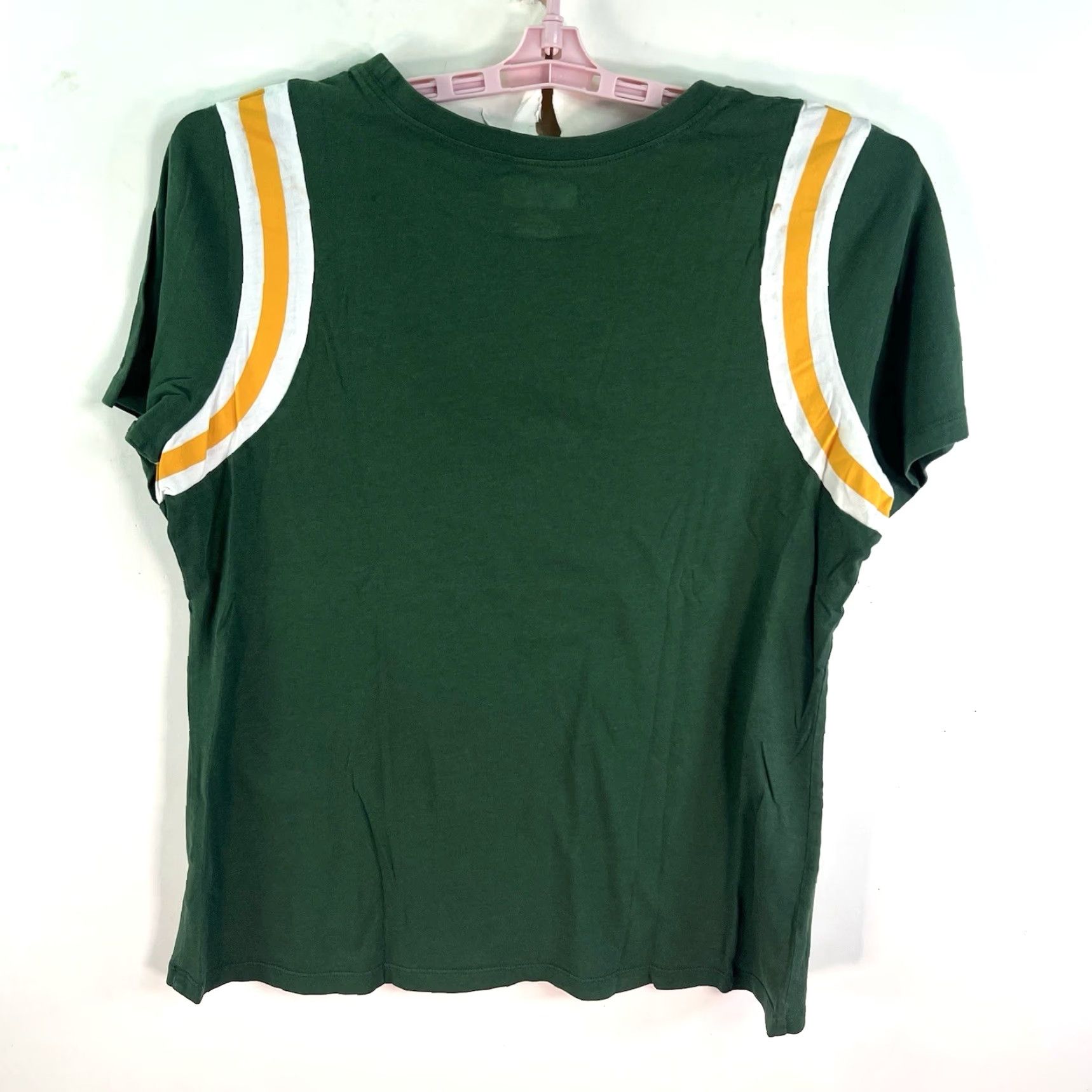 NFL VINTAGE Team Apparel Green Bay Packers T-Shirt Womens 2X Green Casual Sports Size XXL / US 16-18 / IT 52-54 - 4 Thumbnail