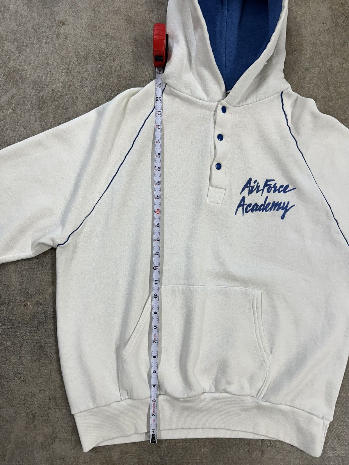 Vintage Vintage 90s Air Force Academy Military Army Hoodie Size US S / EU 44-46 / 1 - 17 Thumbnail
