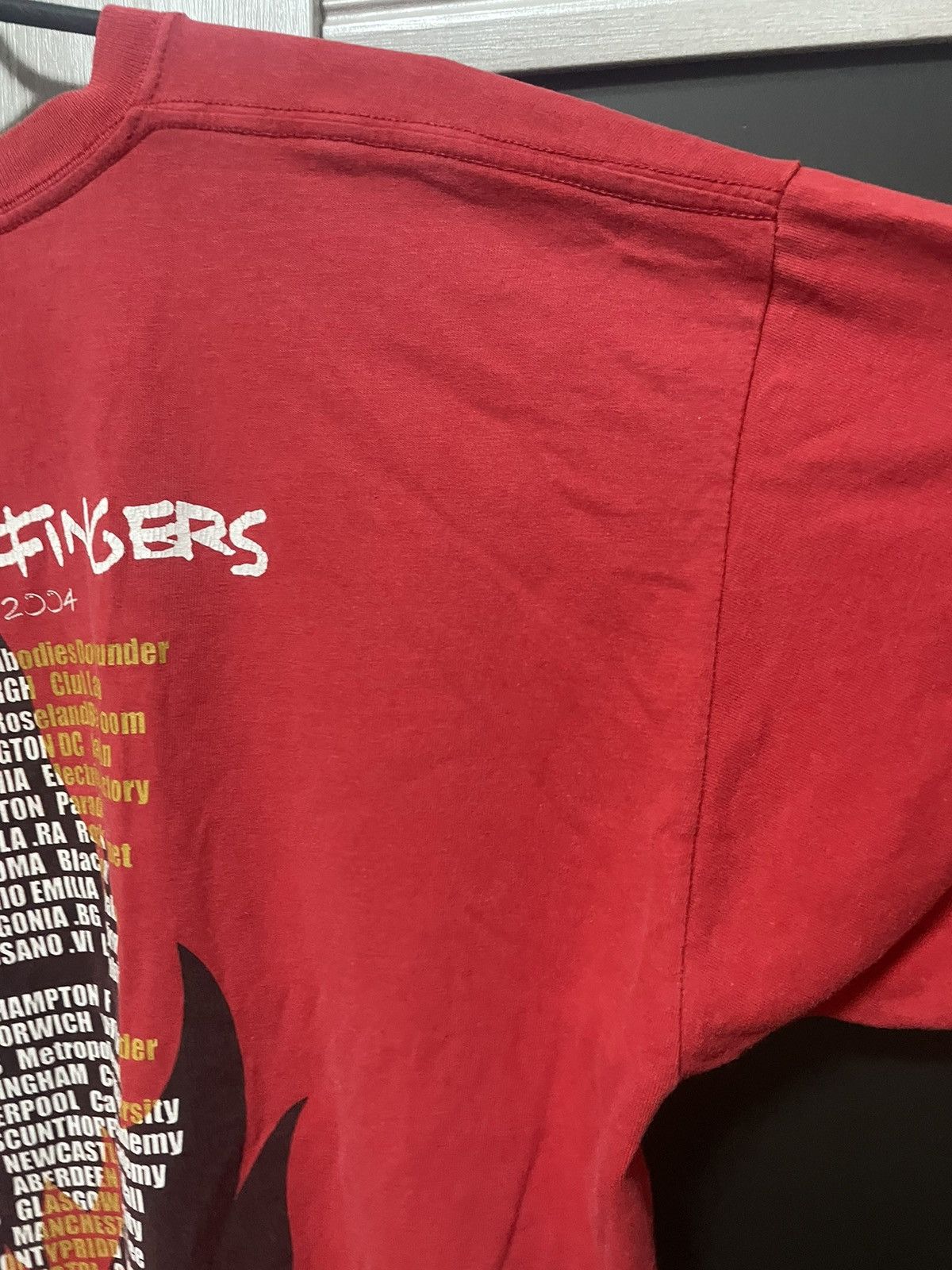 Band Tees Vintage Stiff Litlle Fingers 2004 Tour Tee Size US XL / EU 56 / 4 - 10 Thumbnail