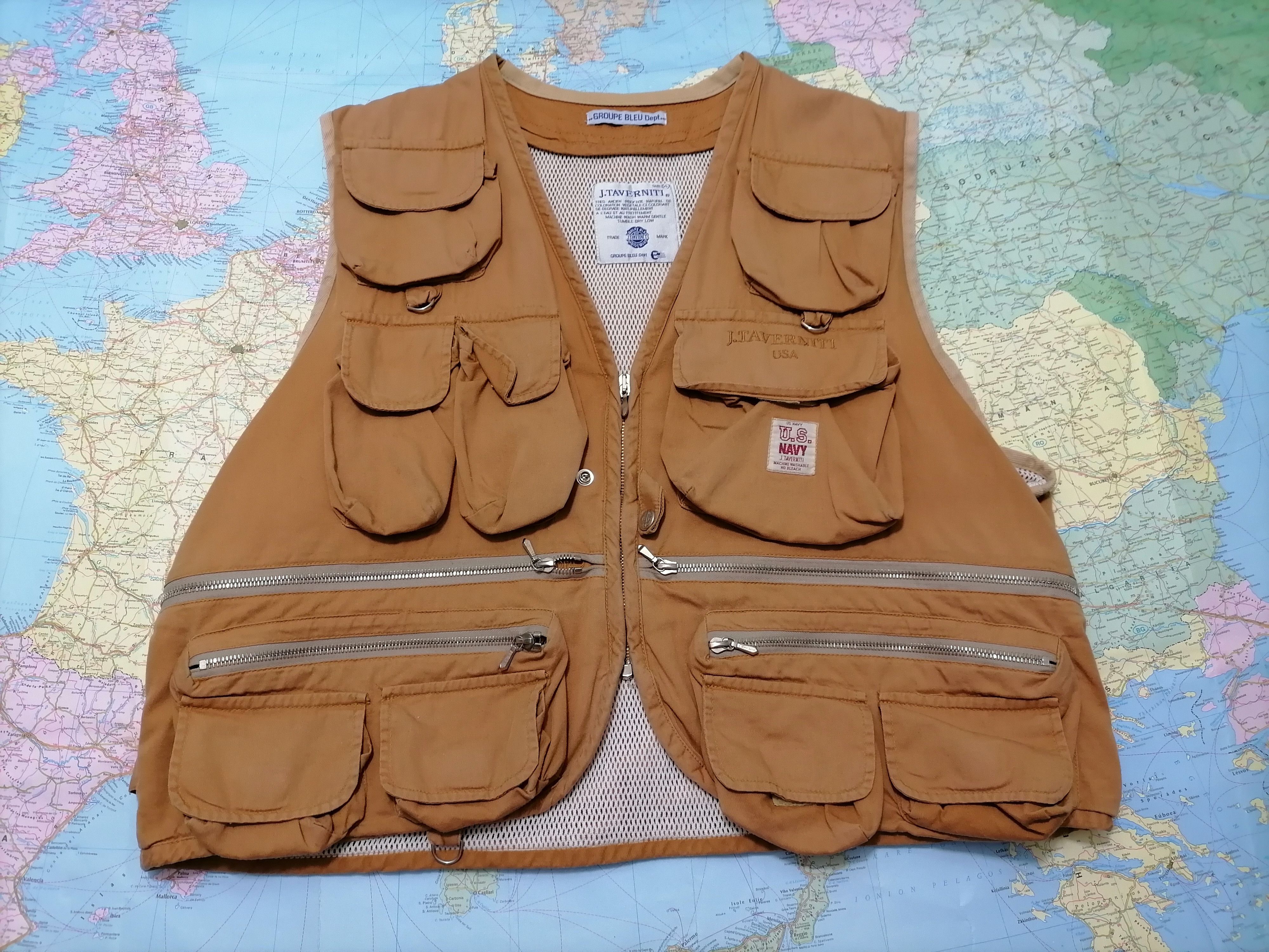Vest J. Taverniti US Navy  XL Paris France