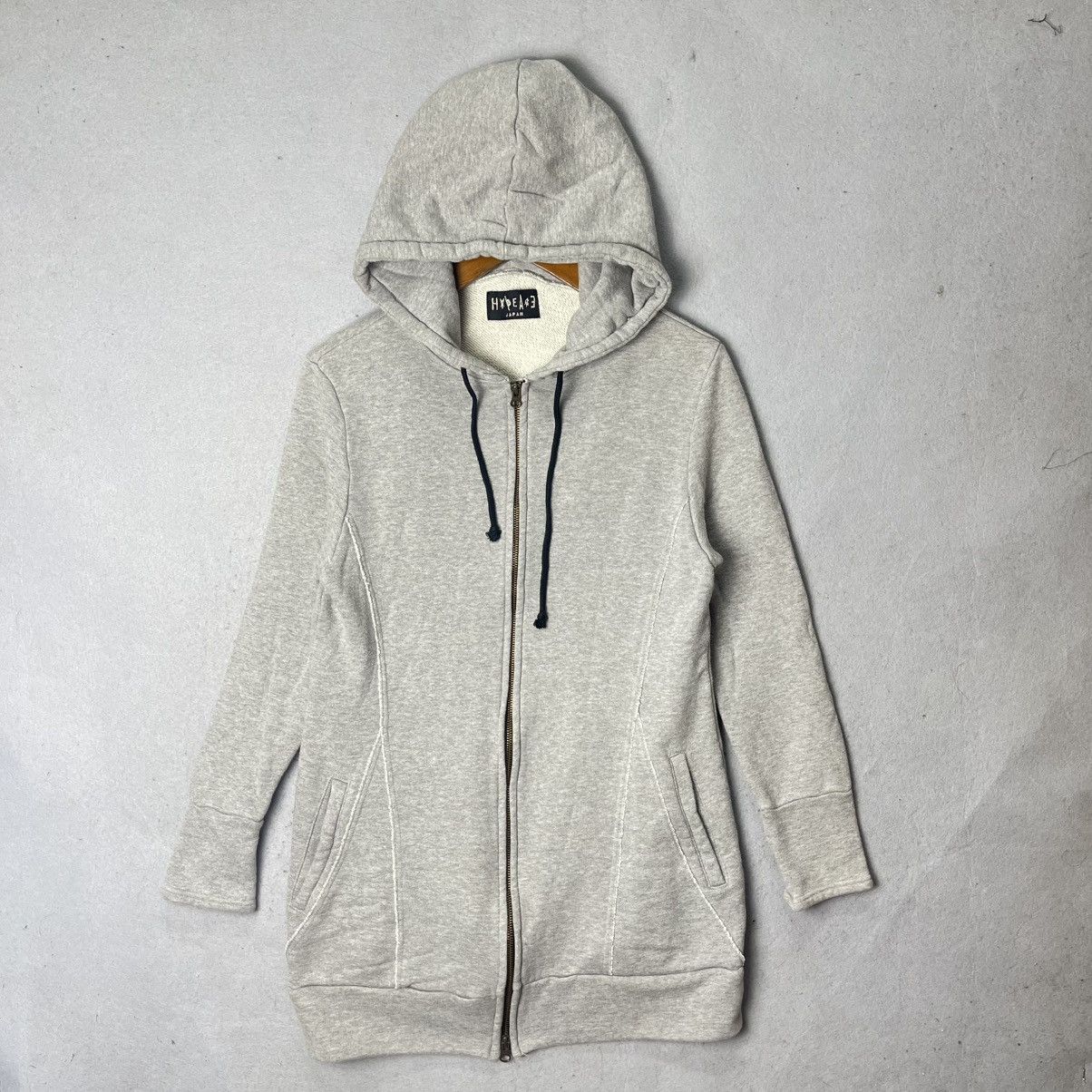 Japanese Brand HAPEACE Japan Longline Minimal Zip Hoodie Size US M / EU 48-50 / 2 - 1 Thumbnail