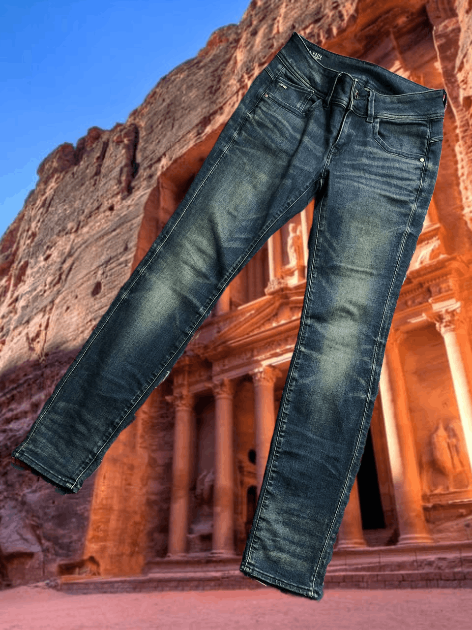 G-Star vintage blue jeans Y2K G-Star Raw LYNN MID SKINNY Size 25" / US 0 / IT 36 - 1 Thumbnail