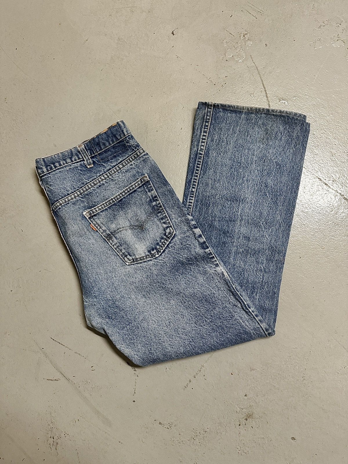 Levi's Vintage Clothing flared orange tab levi denim Size US 34 / EU 50 - 1 Thumbnail