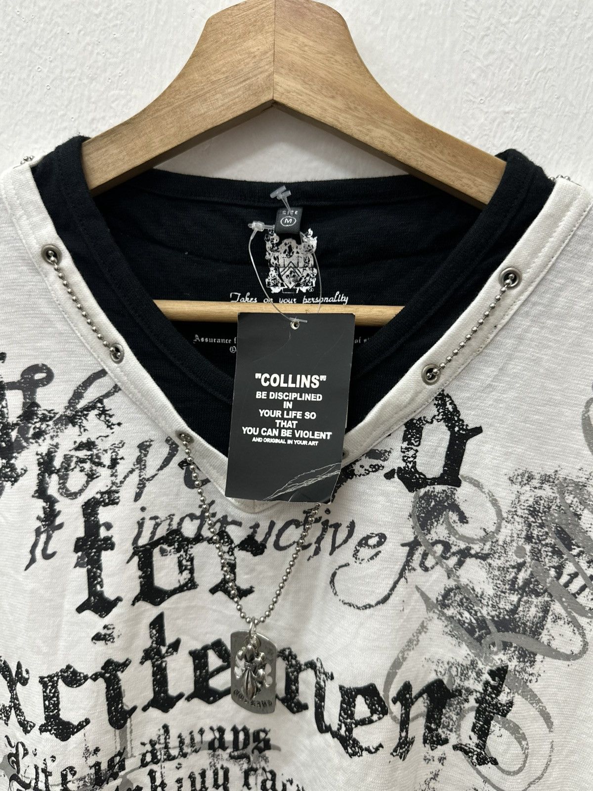 If Six Was Nine Vkei Fashion “Collins” i6w9 Style Necklace Chrome Style Size US M / EU 48-50 / 2 - 6 Thumbnail