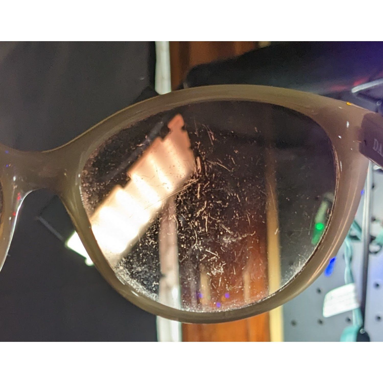 Other Dana Buchman Retro Cateye Brown And Beige Sunglasses Size ONE SIZE - 8 Thumbnail