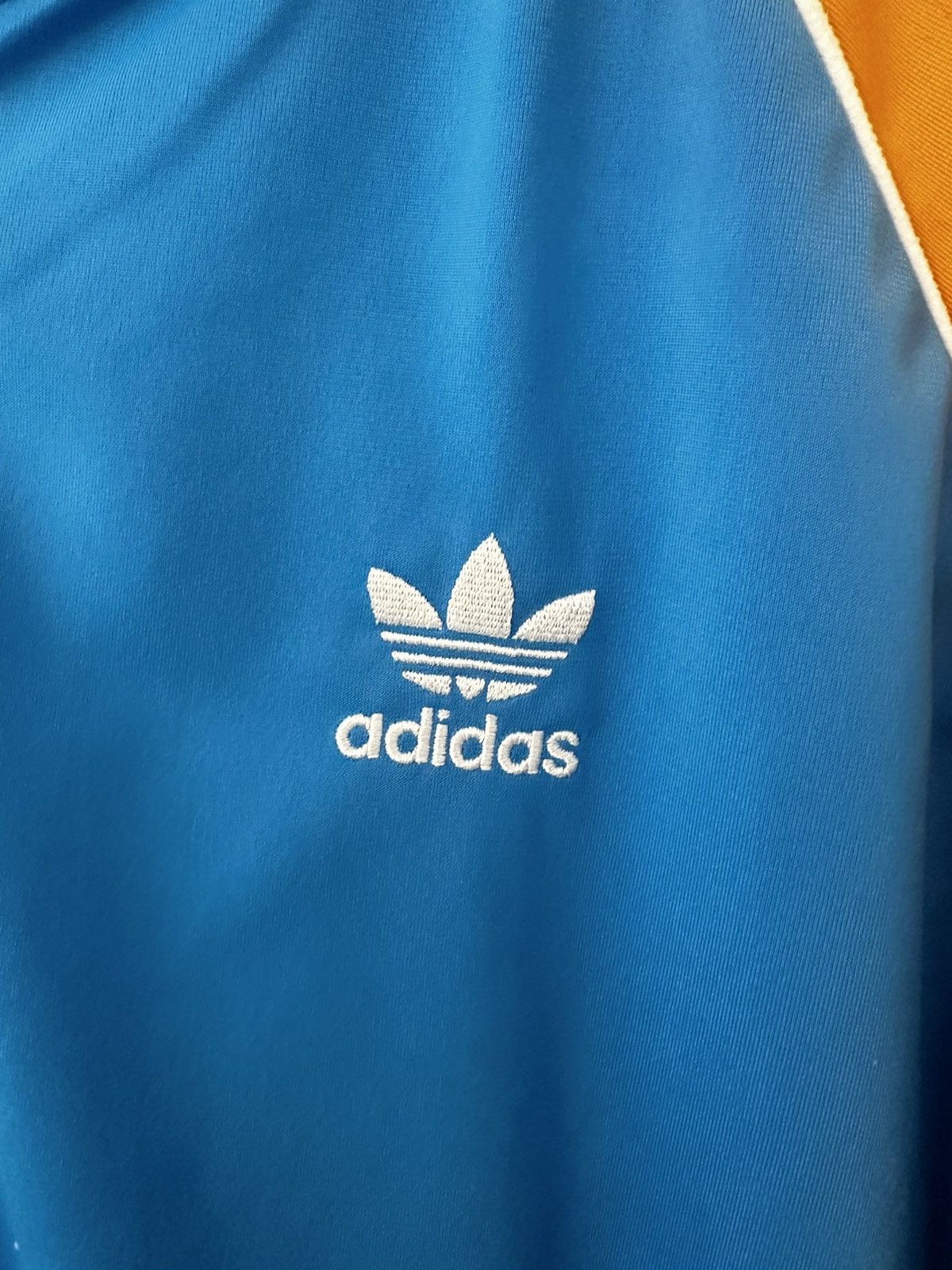 Adidas Adidas blue and yellow jacket Size US L / EU 52-54 / 3 - 6 Thumbnail