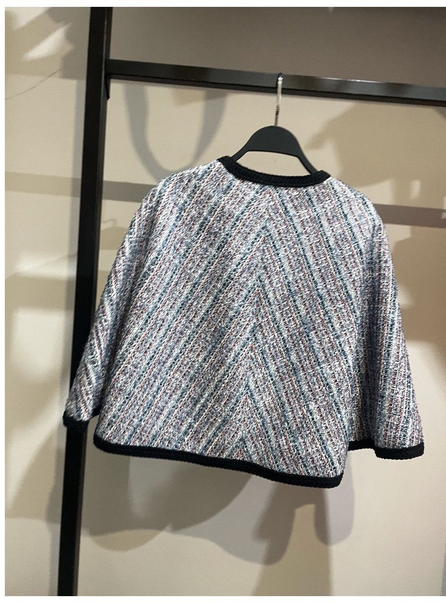 Maje New Maje Tweed cape with contrasting trim Size M / US 6-8 / IT 42-44 - 9 Thumbnail