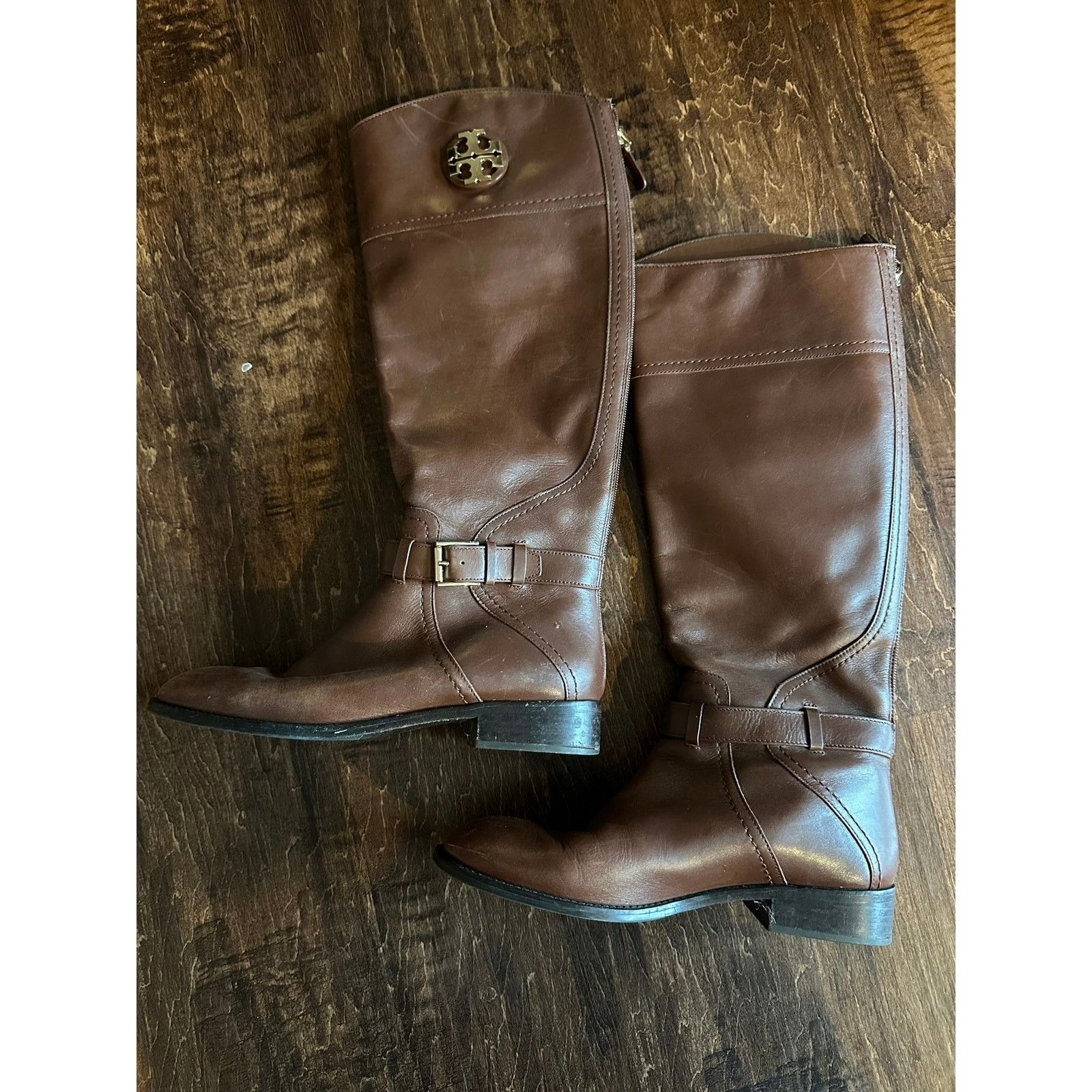 Tory Burch Tory Burch Adeline Riding Boots women's size 8.5 Size US 8.5 / IT 38.5 - 2 Thumbnail