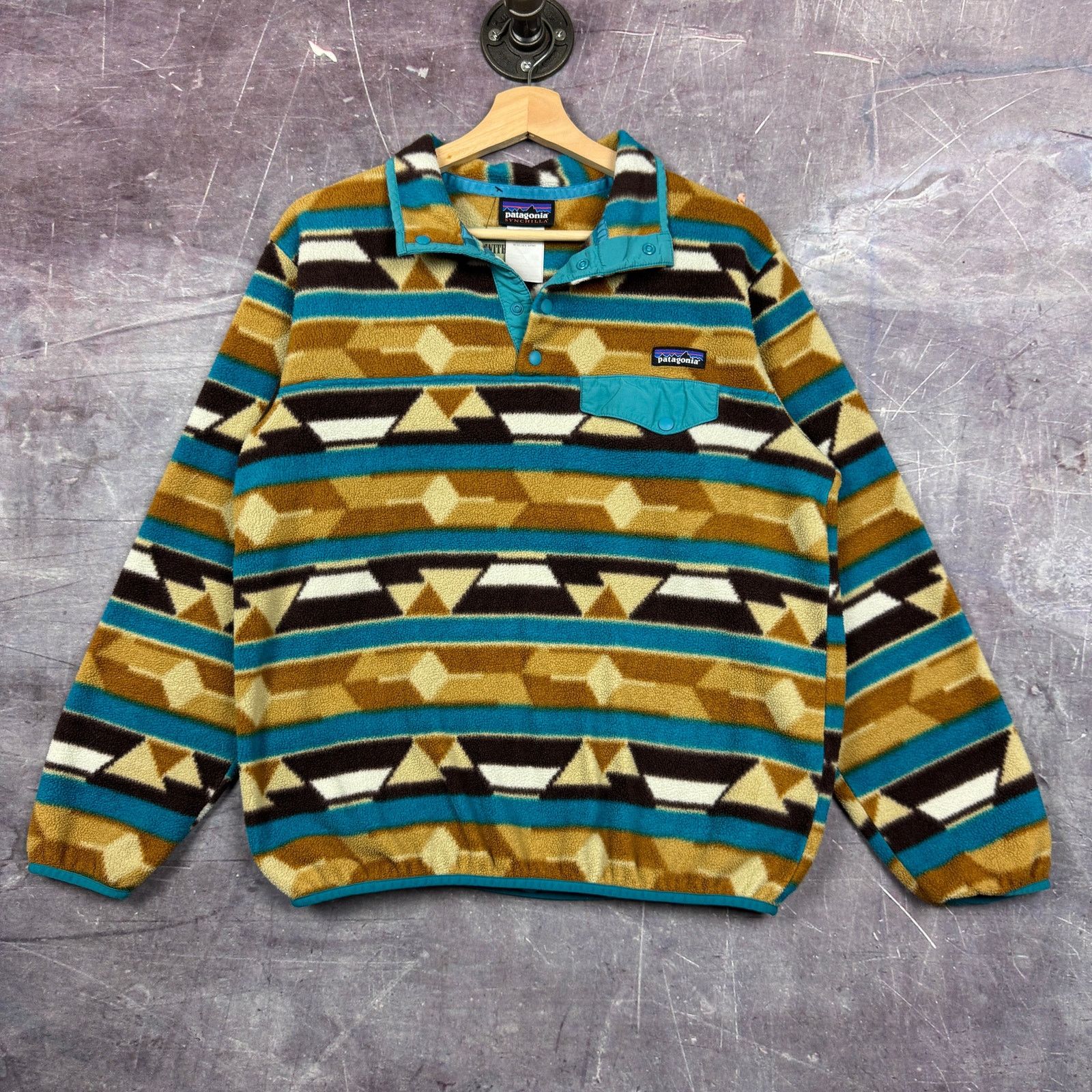 Hype × Patagonia × Vintage Patagonia Synchilla Snap-T Jacket