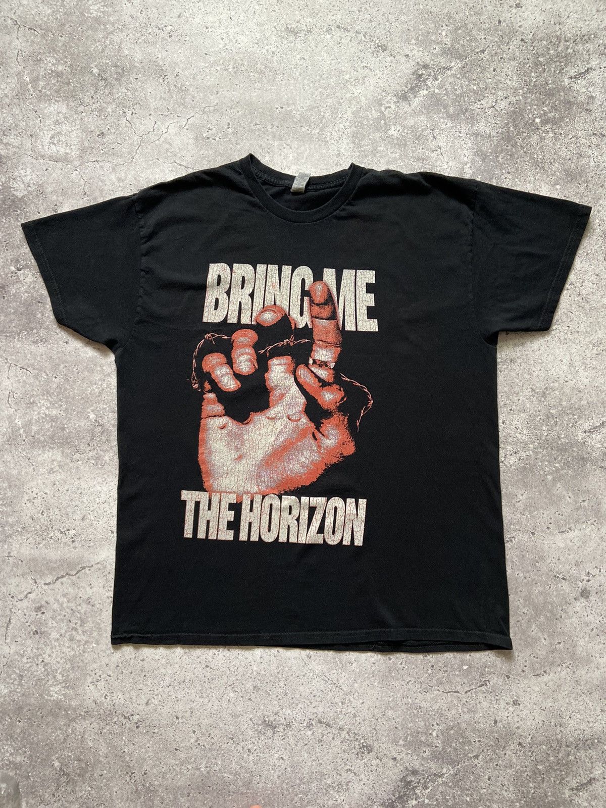 Band Tees Rare Vintage Tee Bring Me The Horizon - Why Am I ThisWay? Size US XL / EU 56 / 4 - 1 Thumbnail