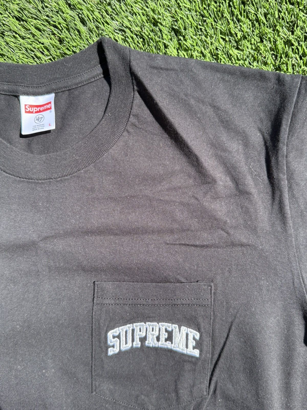 47 Brand × NFL × Supreme Supreme NFL x Raiders x '47 Pocket Tee Size US L / EU 52-54 / 3 - 3 Thumbnail
