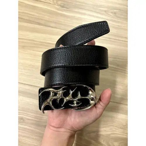 Other A8 - Y2K Silver Buckle Belt Size 32 - 1 Thumbnail