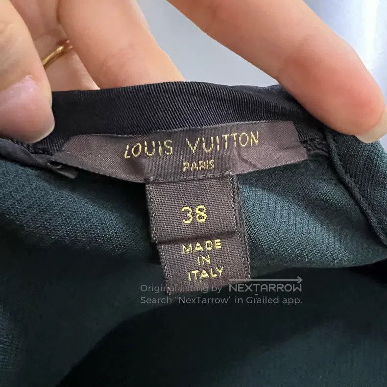 Louis Vuitton Louis Vuitton Dark Green Crew Neck Dress Size XS / US 0-2 / IT 36-38 - 4 Thumbnail