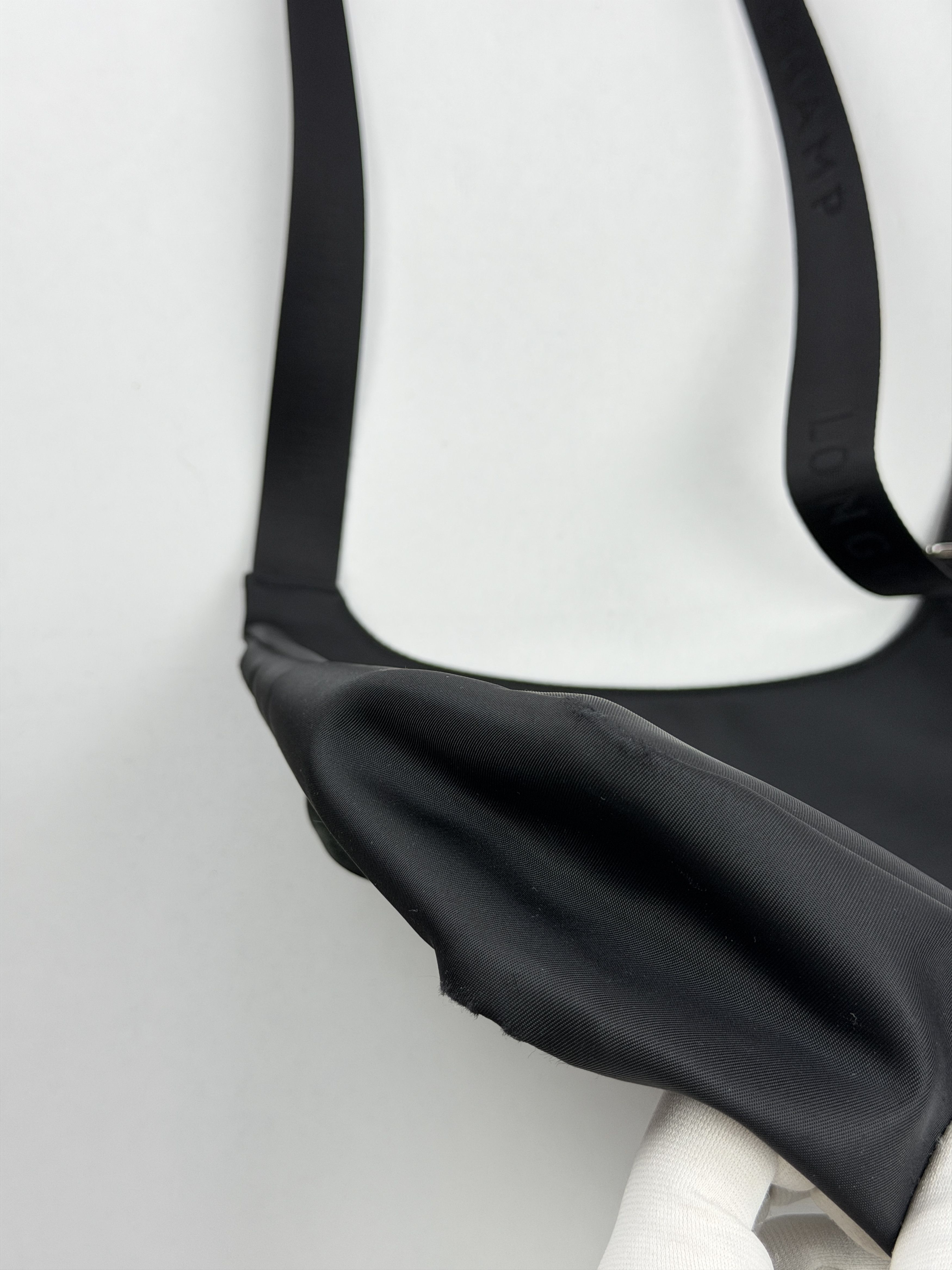 Longchamp Vintage Longchamp Black Nylon Crossbody Messenger Bag Size ONE SIZE - 15 Thumbnail