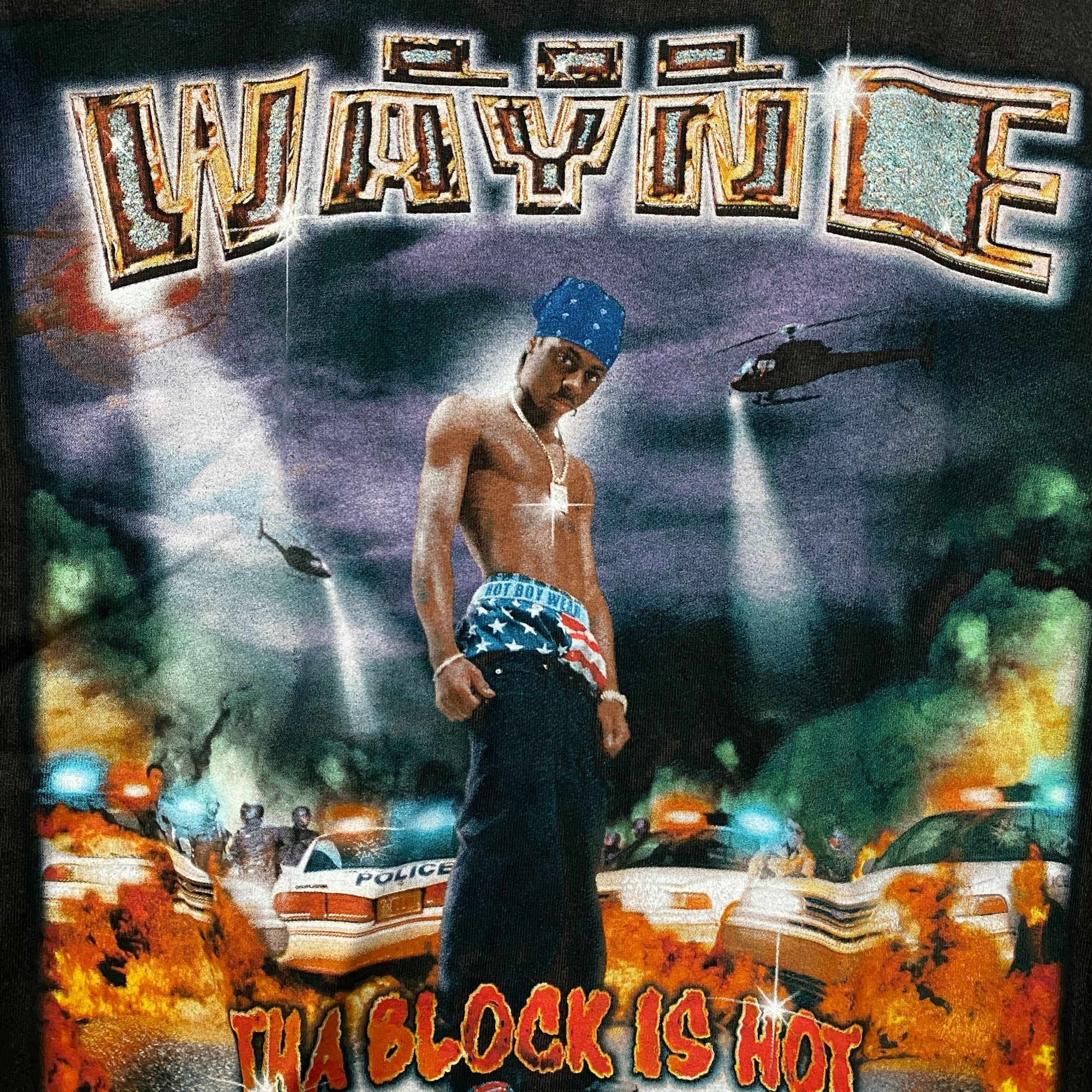 Lil Wayne Lil Wayne Tha Block is Hot Cash Money Records Rap Tee Medium Size US M / EU 48-50 / 2 - 2 Thumbnail