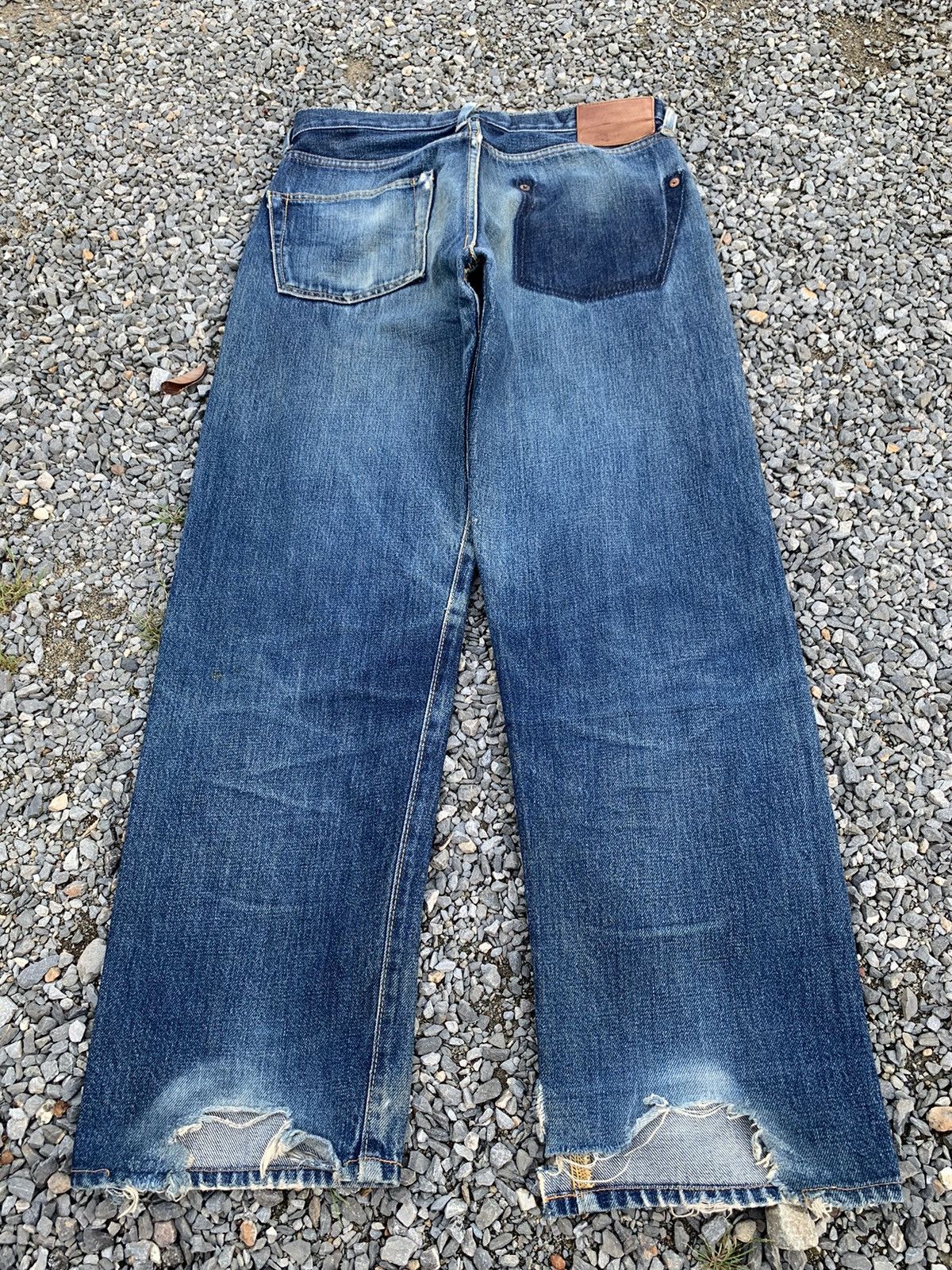 Kapital VTG PIG HIP STORE SELVEDGE RUSTY JAPANESE DISTRESSED DENIM Size US 30 / EU 46 - 3 Thumbnail