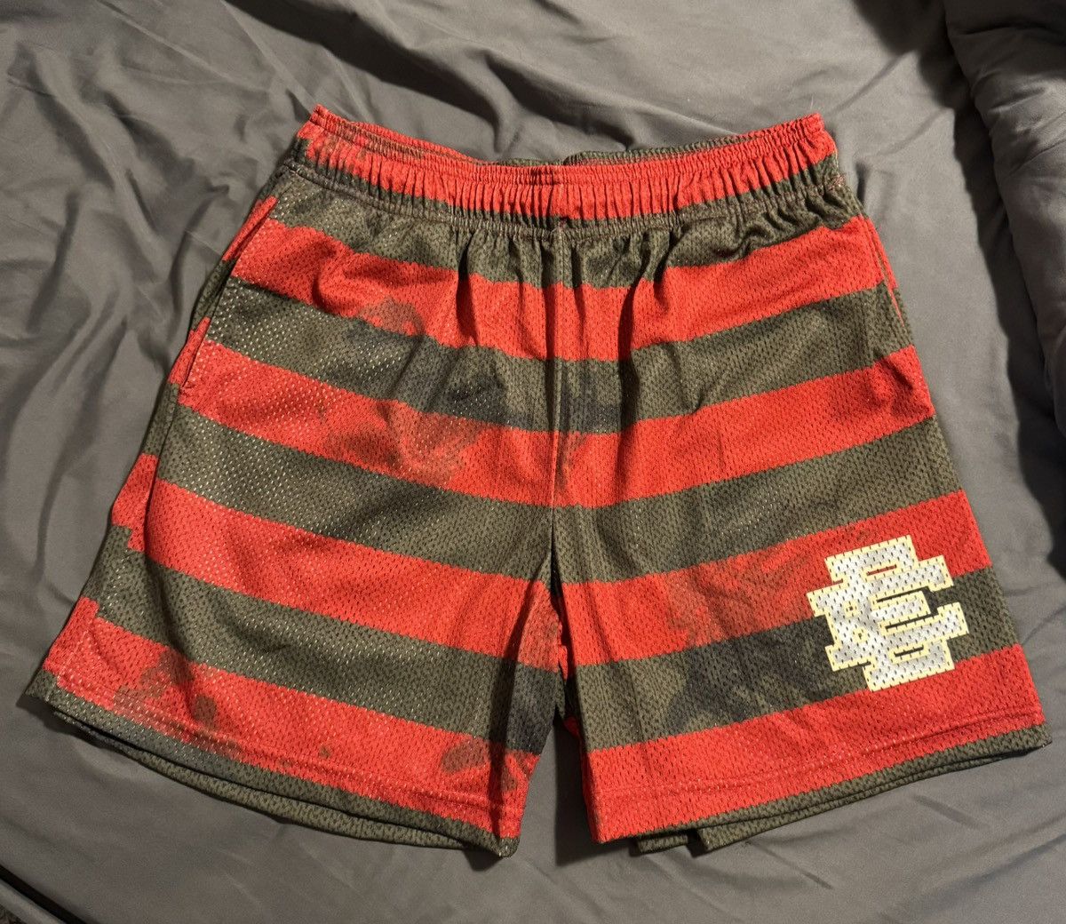 Eric Emanuel Eric Emmanuel Paisley Grey Shorts | Grailed