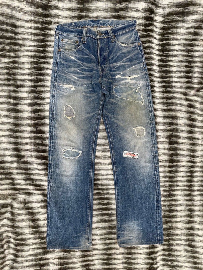 Vintage Sugar Cane Union Star Aging & Distressed
