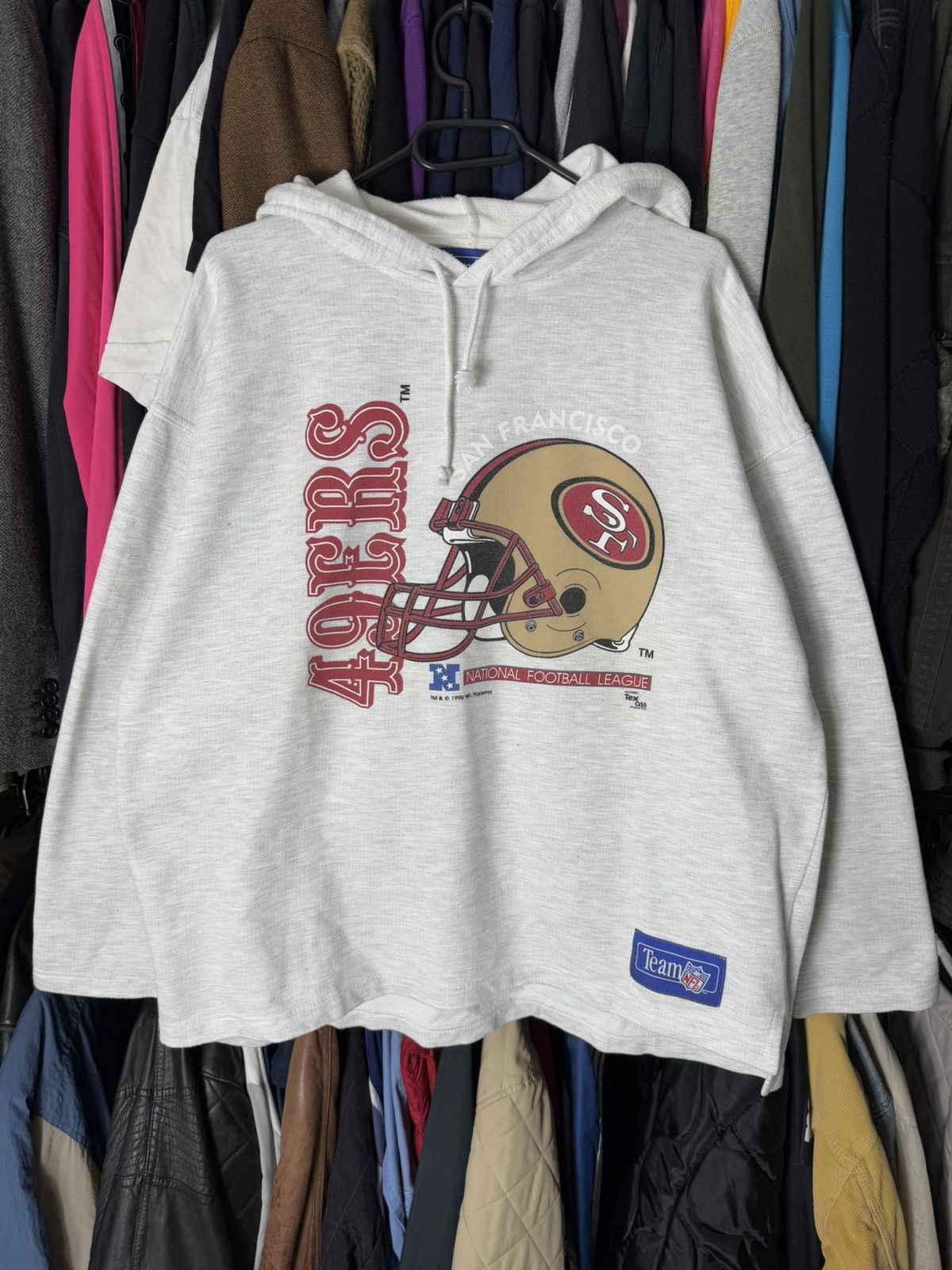 NFL × Vintage Vintage San Francisco 49ers 1996 NFL Hoodie Loose Fit 90s Size US L / EU 52-54 / 3 - 2 Thumbnail
