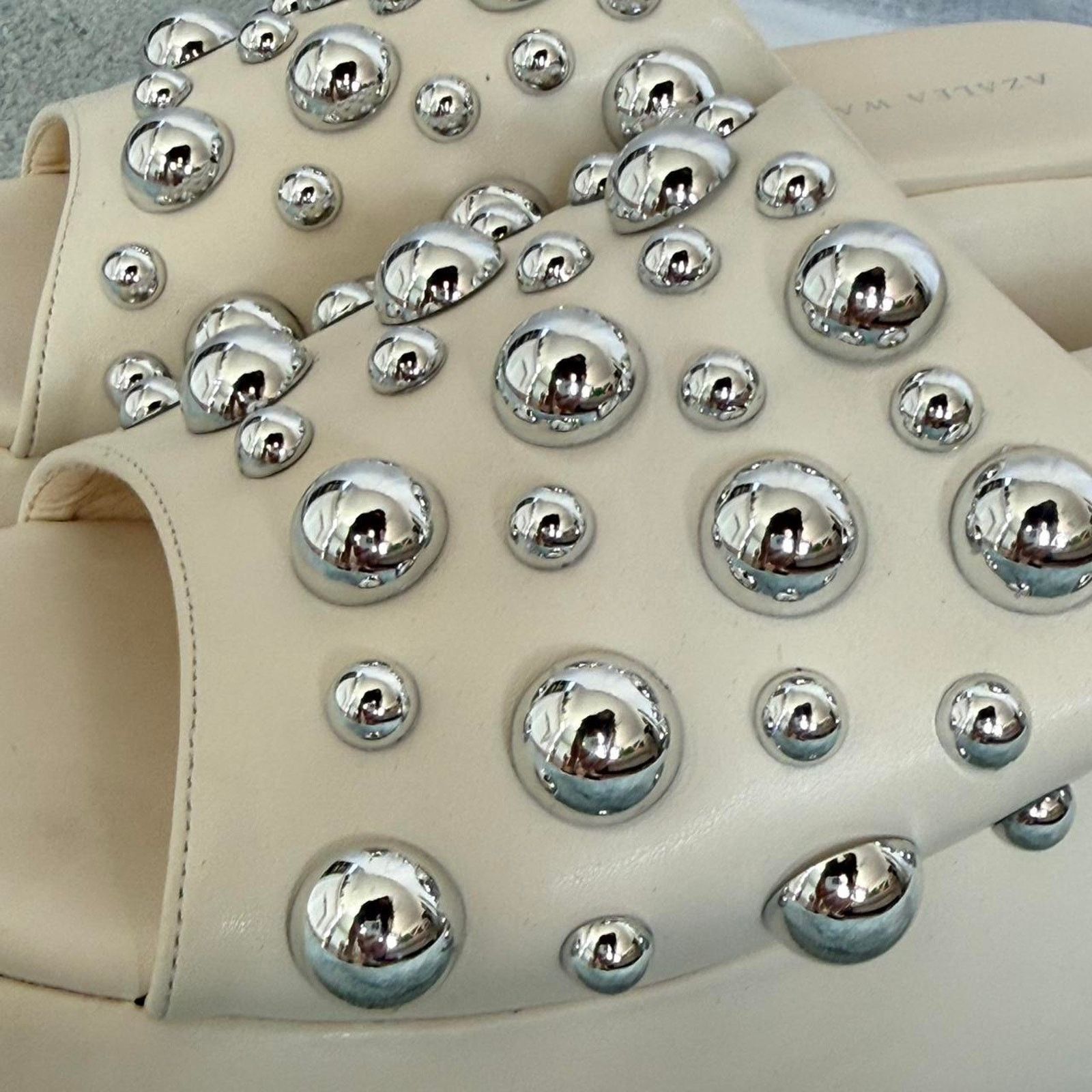 Azalea Wang ✿ studded chunky platform slides ✿ Size US 8.5 / IT 38.5 - 3 Thumbnail