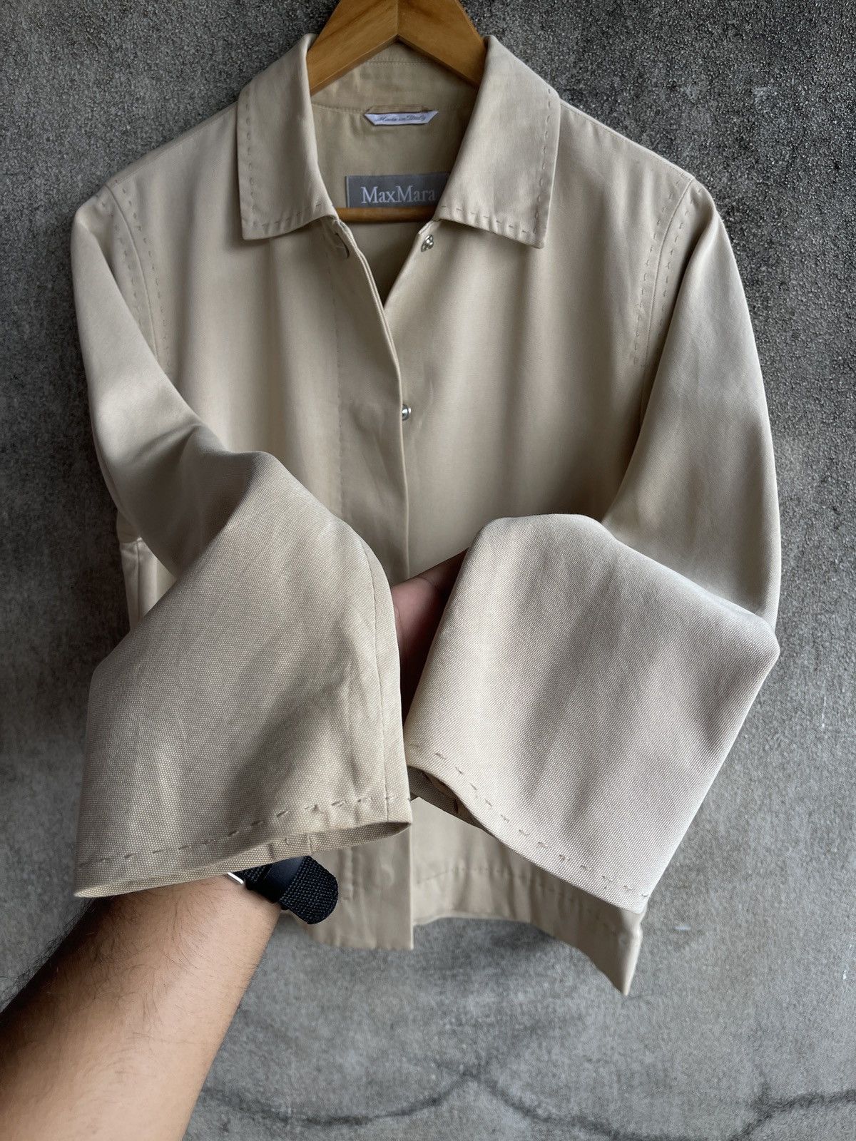 Max Mara Vintage🔥MAX MARA🔥Thread Design AvantGarde Jacket Very Rare Size S / US 4 / IT 40 - 11 Thumbnail