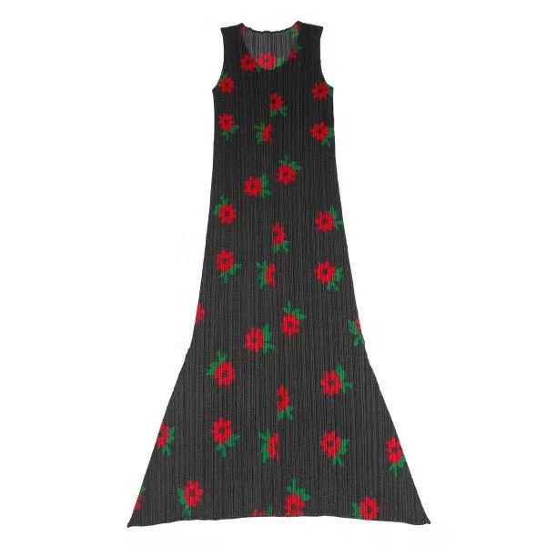 Issey Miyake issey miyake size:2 Little Red Flower pleated sleeveless d Size XXS / US 00 / IT 34 - 2 Thumbnail