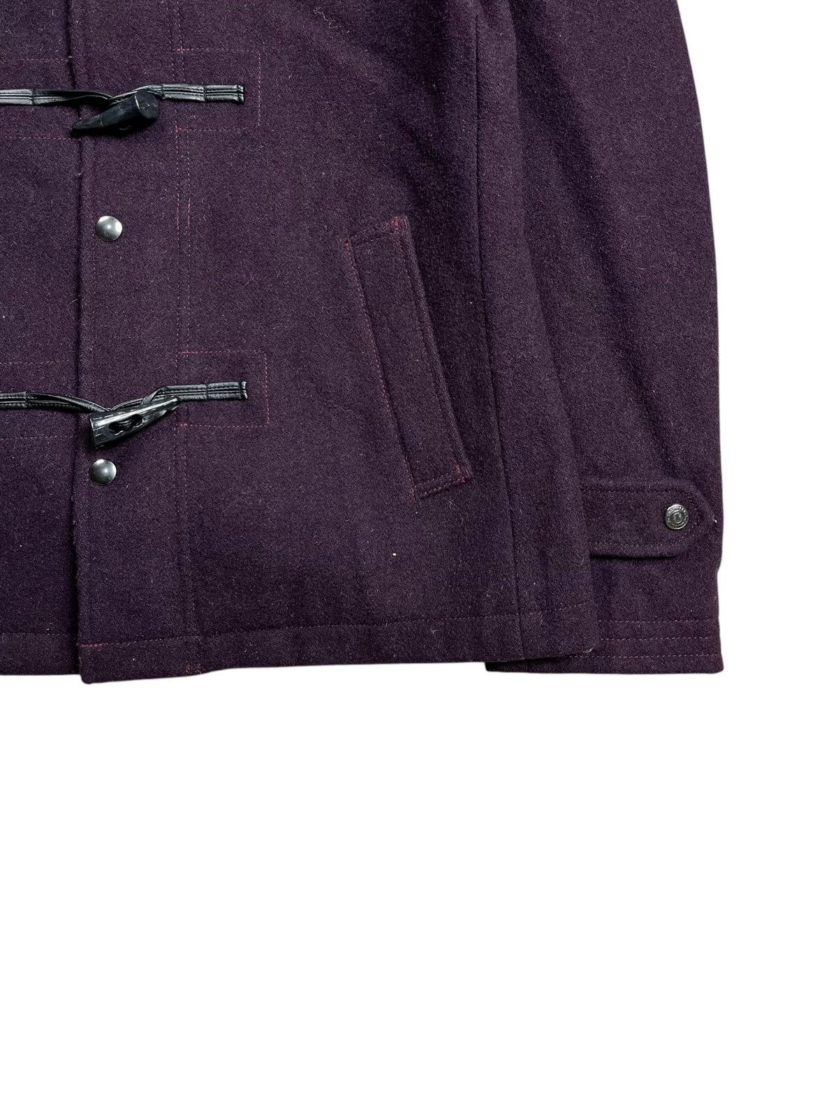 14th Addiction 2000s Tornado Mart - Red Wine Horn Button Wool Jacket Size US M / EU 48-50 / 2 - 4 Thumbnail