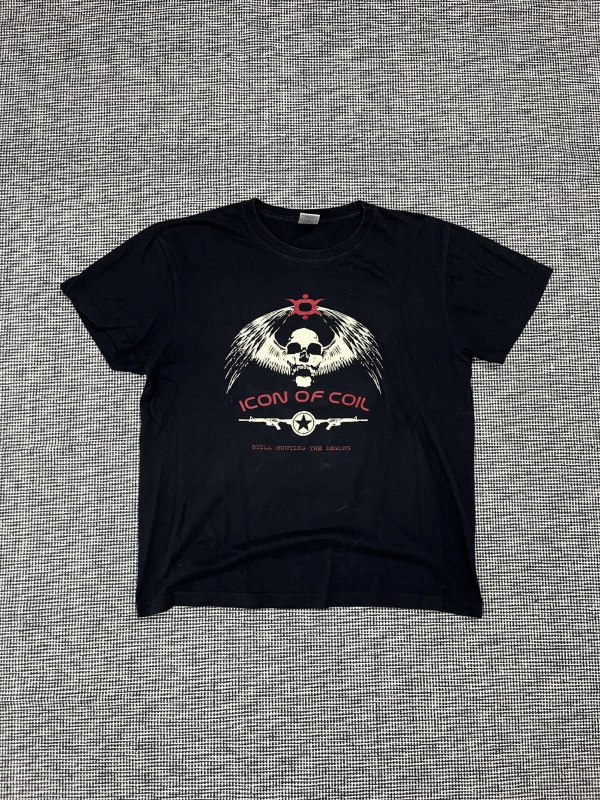 Vintage y2k icon of coil electronic music band tee rare