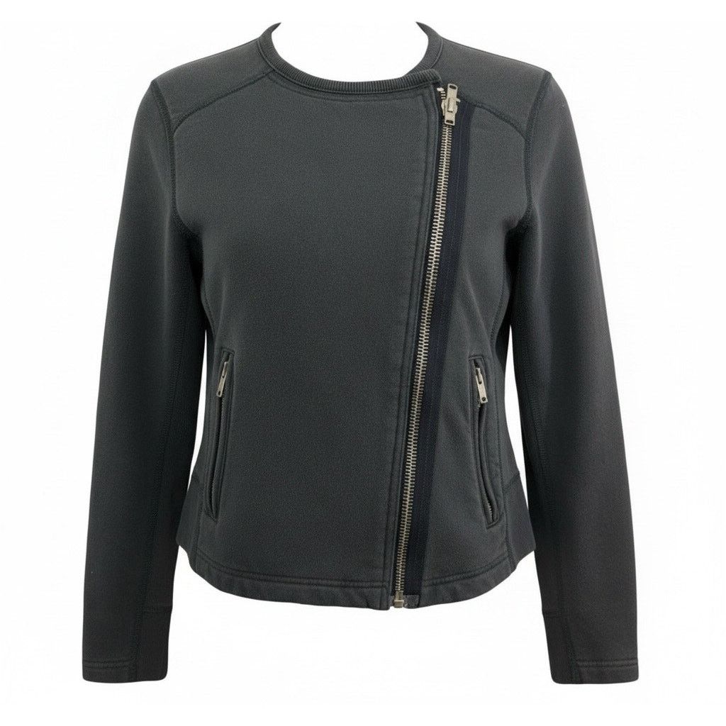 Gap Y2K Gap Grey Cotton Moto Jacket. Size Medium Size M / US 6-8 / IT 42-44 - 1 Thumbnail