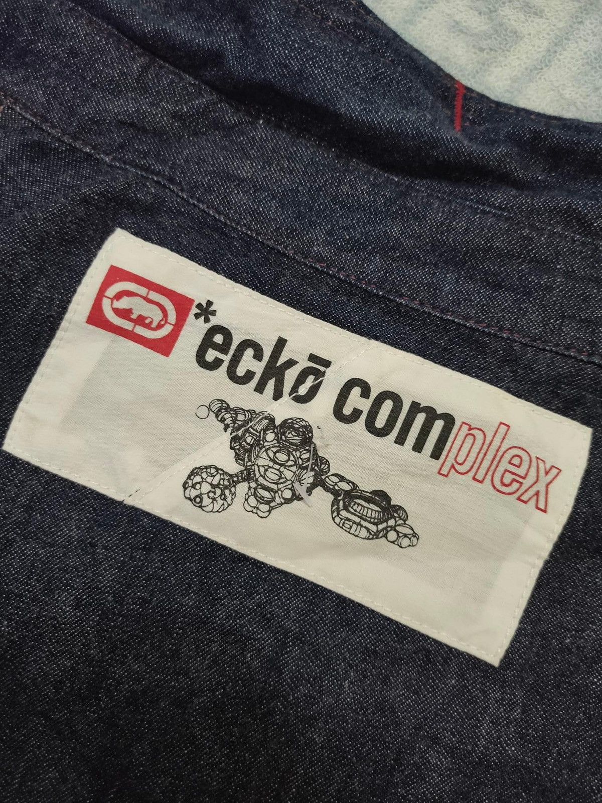 Ecko Unltd. Vintage Y2k Ecko Unltd Baggy Denim Jacket Streetwear Size US L / EU 52-54 / 3 - 13 Thumbnail