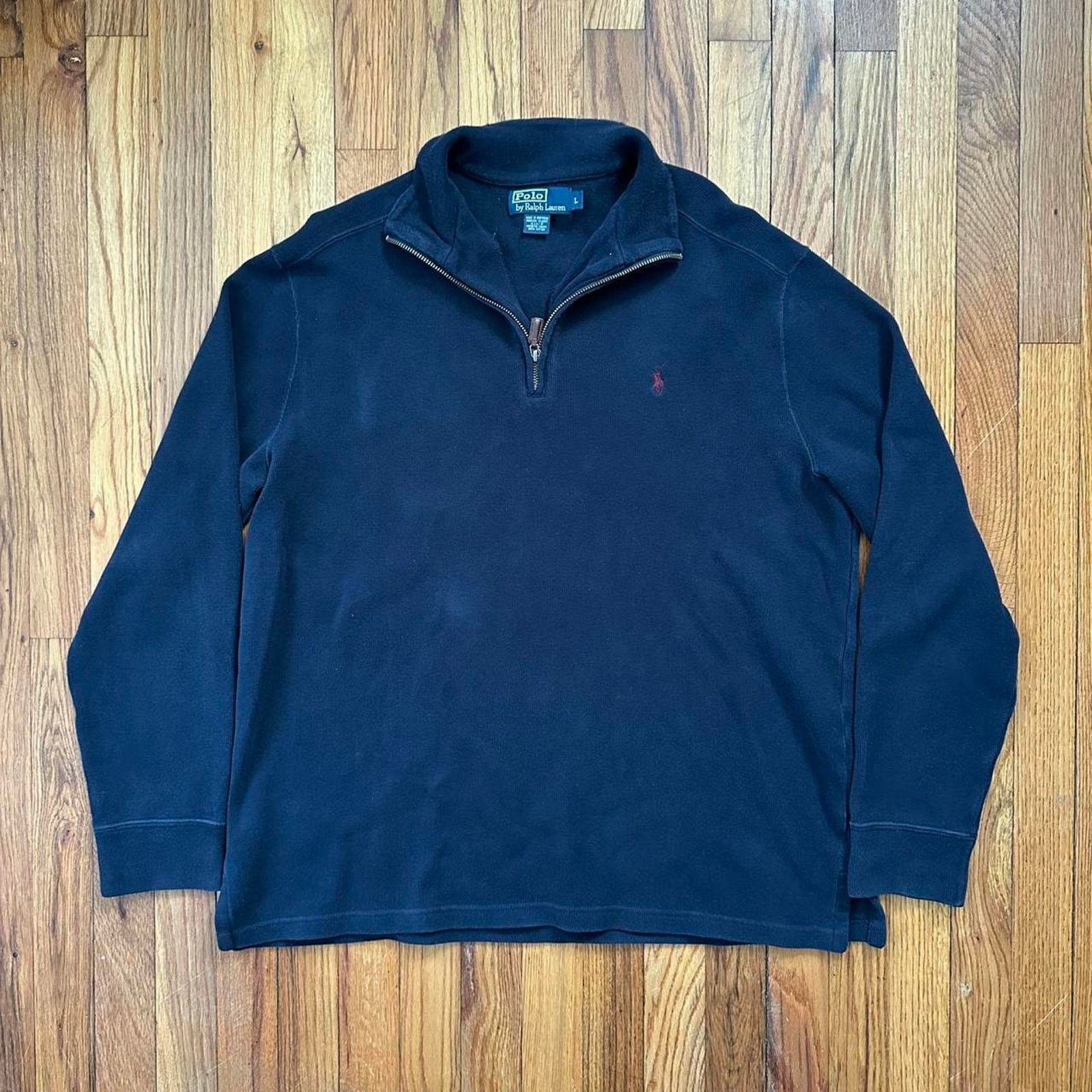 Polo Ralph Lauren Vintage Polo Ralph Lauren Quarter Zip Small Pony size L Size US L / EU 52-54 / 3 - 1 Thumbnail