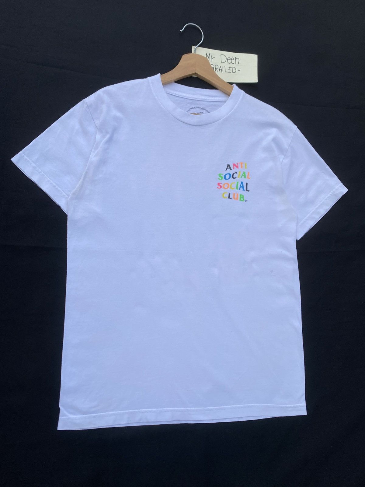 Anti Social Social Club Rare Anti Social Social Club Multicolor Spellout Tshirt Size US M / EU 48-50 / 2 - 10 Thumbnail