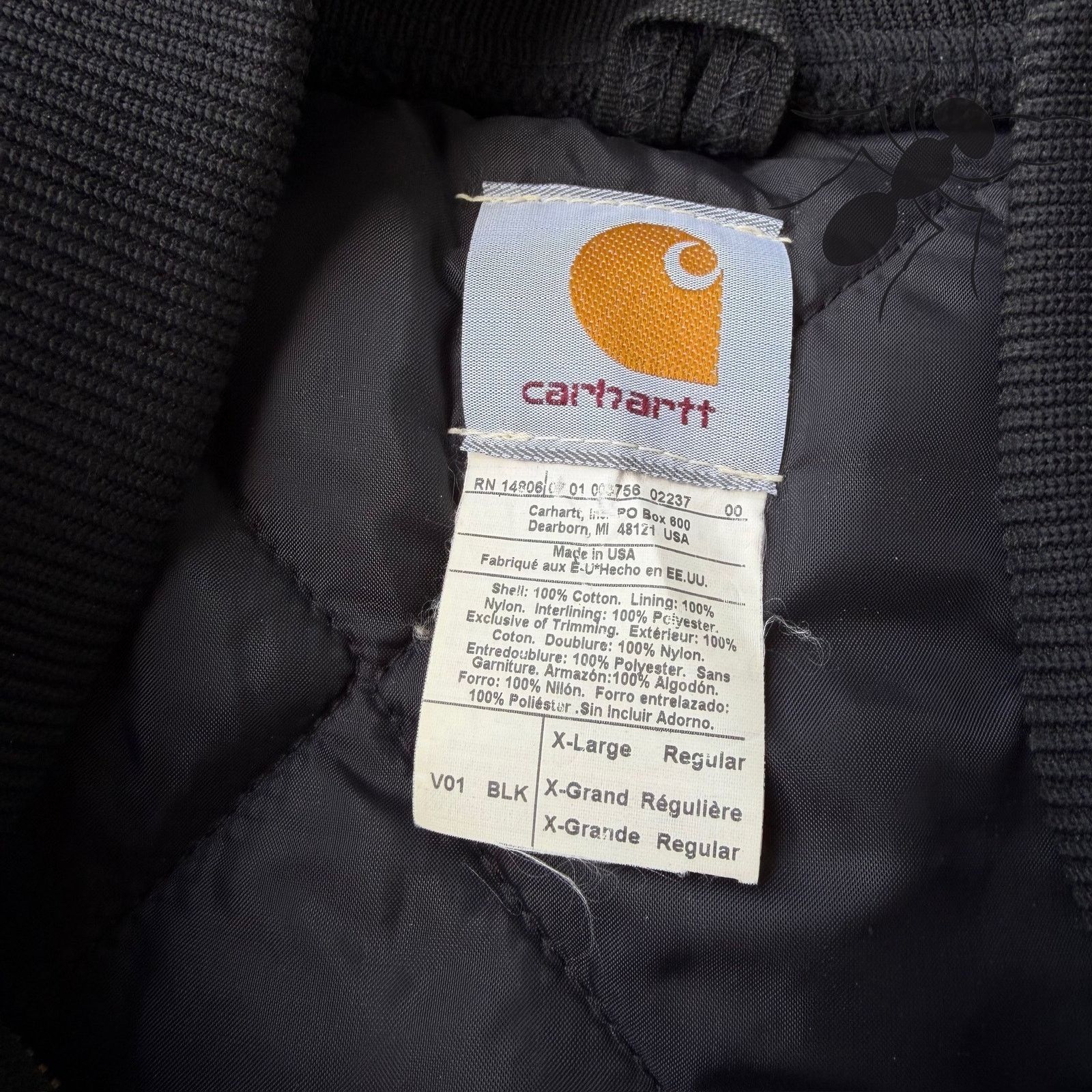 Carhartt × Vintage Carhartt V01 BLK black work wear vest Size US XL / EU 56 / 4 - 4 Thumbnail