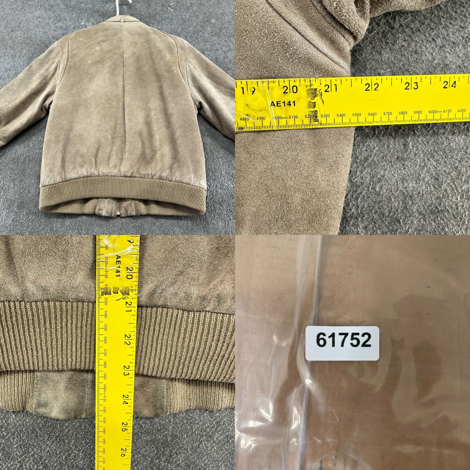 Vintage VINTAGE Geronimo Leather Jacket Mens 42 Brown Suede Genuine Faux Fur Lined 70s Jacket Coat Mid-Length Band Collar Biker Quilted Lined Brown 90s Mens Size US XS / EU 42 / 0 - 10 Thumbnail