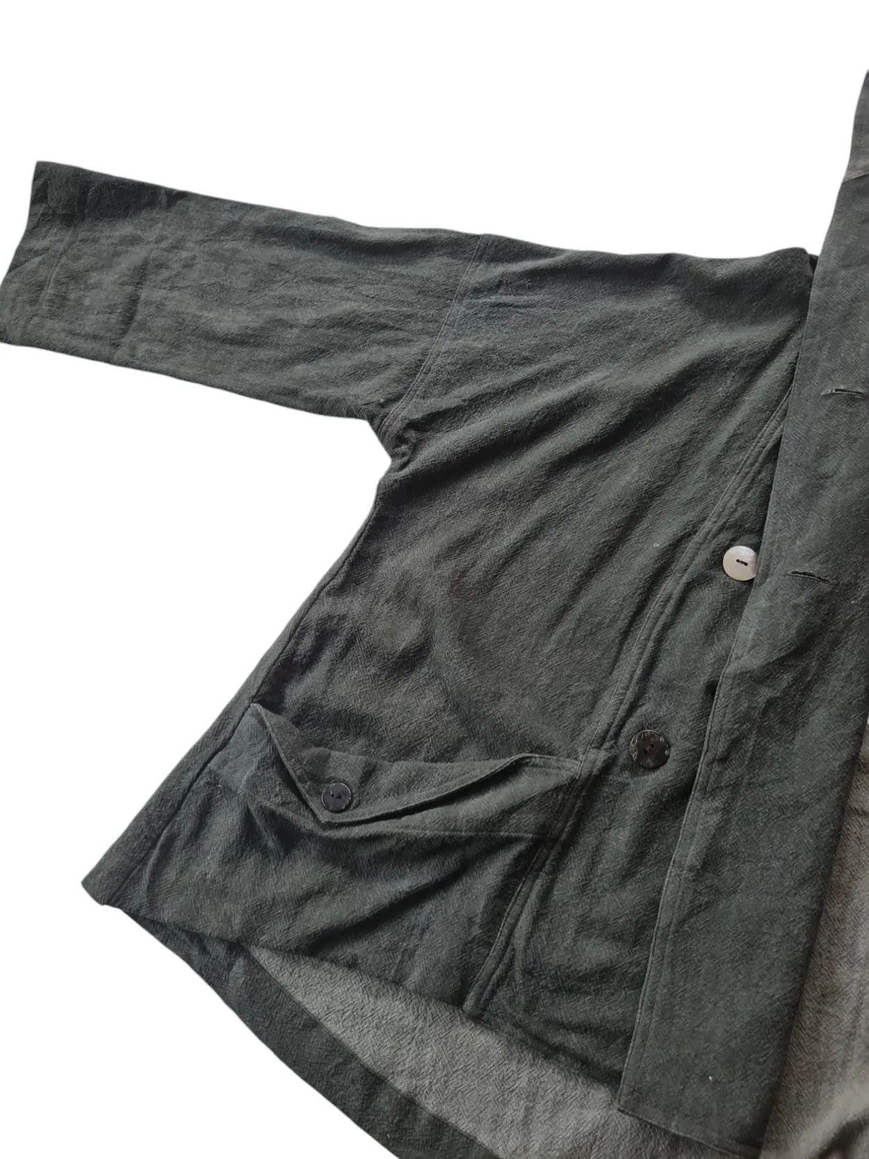 Issey Miyake Art Mix Japan Asymmetric Draped Hooded / Darkwear Lagenlook Size US L / EU 52-54 / 3 - 8 Thumbnail