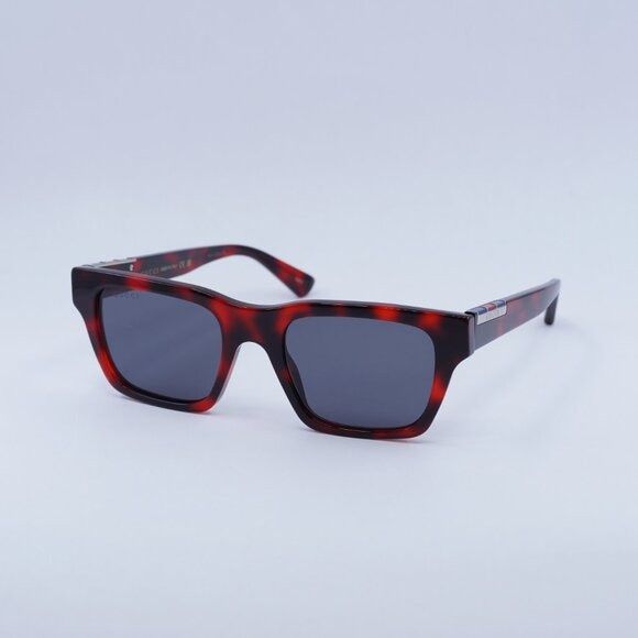 Gucci 🕶️ New Gucci GG1889S 003 Sunglasses - Red Havana Frame Size ONE SIZE - 1 Thumbnail