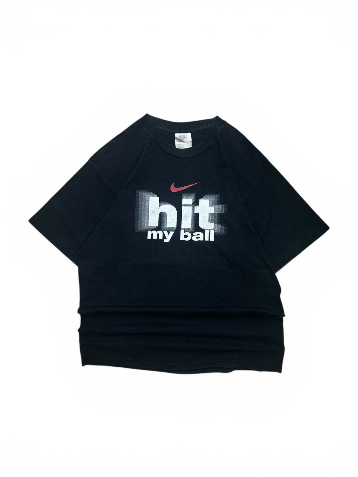 Nike Vintage 90s Motion "Hit My Ball / If You Can" Size US M / EU 48-50 / 2 - 1 Thumbnail