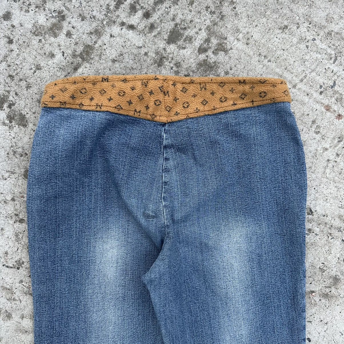 Le Grande Bleu (L.G.B.) Vintage Women’s Flared Yi Jue Jeans Y2K 00s Size L Size 32" / US 10 / IT 46 - 9 Thumbnail