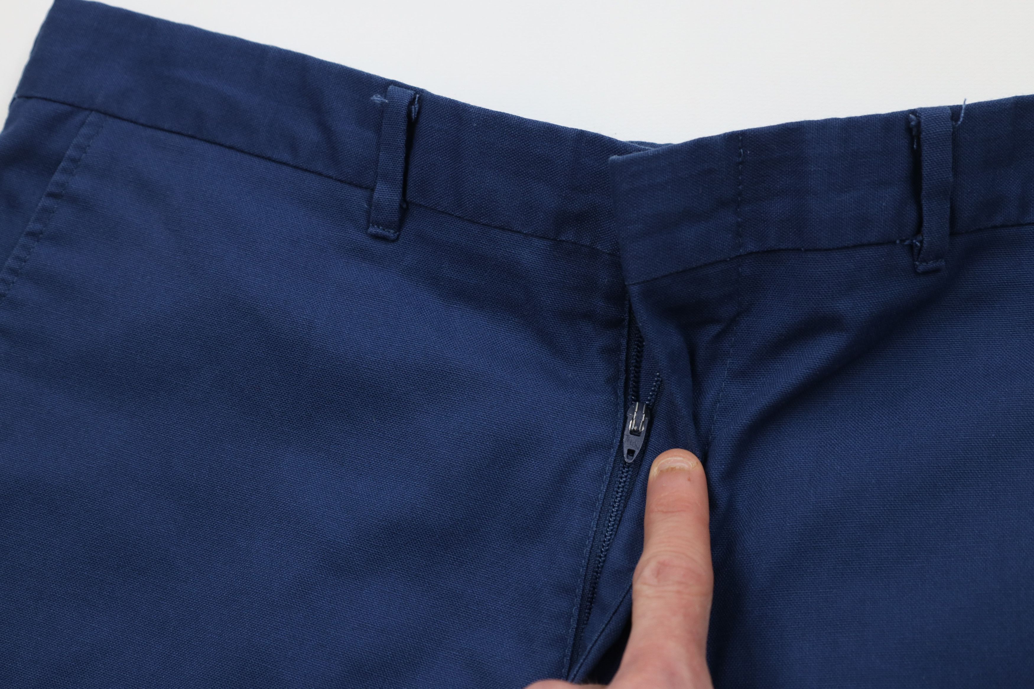 Vintage Vintage 70s Streetwear Above Knee Chino Golf Shorts Blue USA Size US 34 / EU 50 - 5 Thumbnail