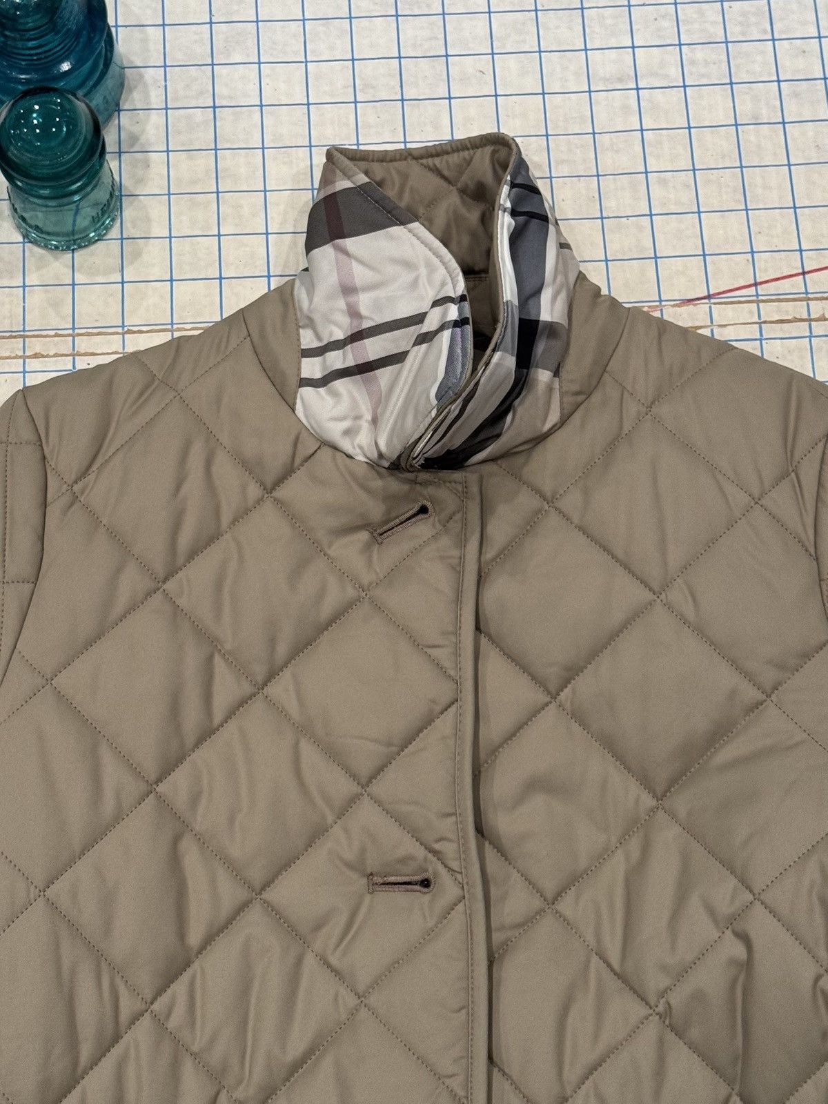 Barbour Barbour Cordelia Quilted Long Coat Women’s US Size 8 Beige Size M / US 6-8 / IT 42-44 - 15 Thumbnail